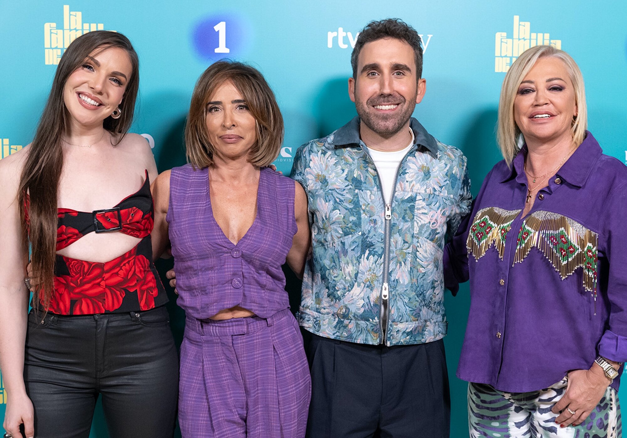 Inés Hernand, María Patiño, Aitor Albizua y Belén Esteban, los principales rostros de 'La familia de la tele'