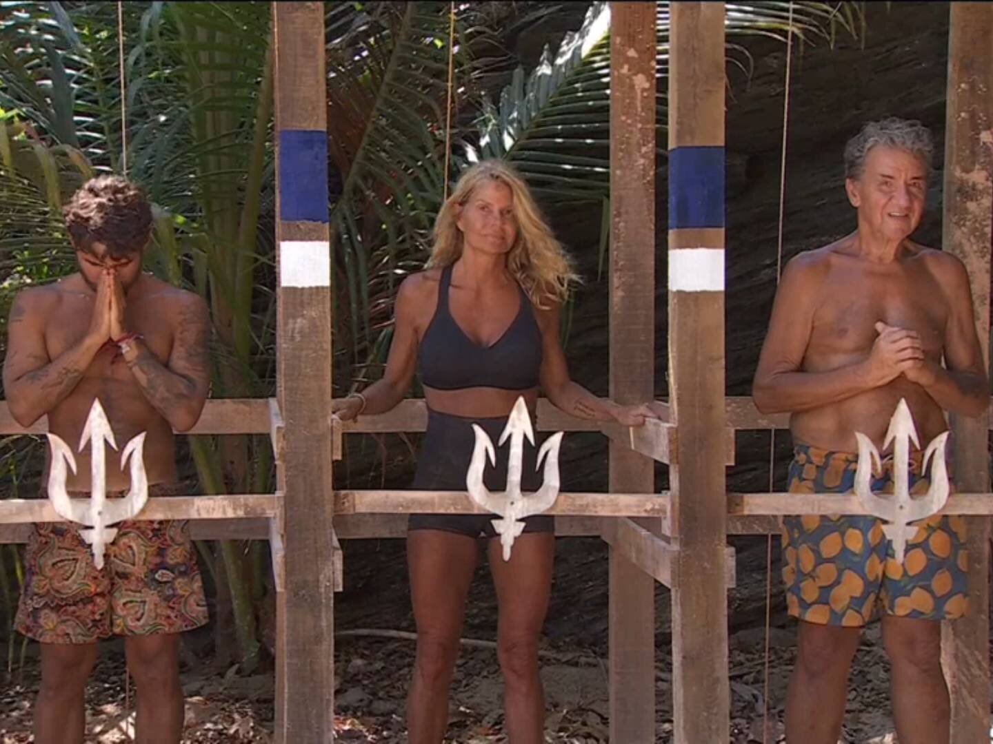 Manuel, Makoke y Koldo en la ceremonia de salvación de la gala 9 de &#39;Supervivientes 2025&#39;