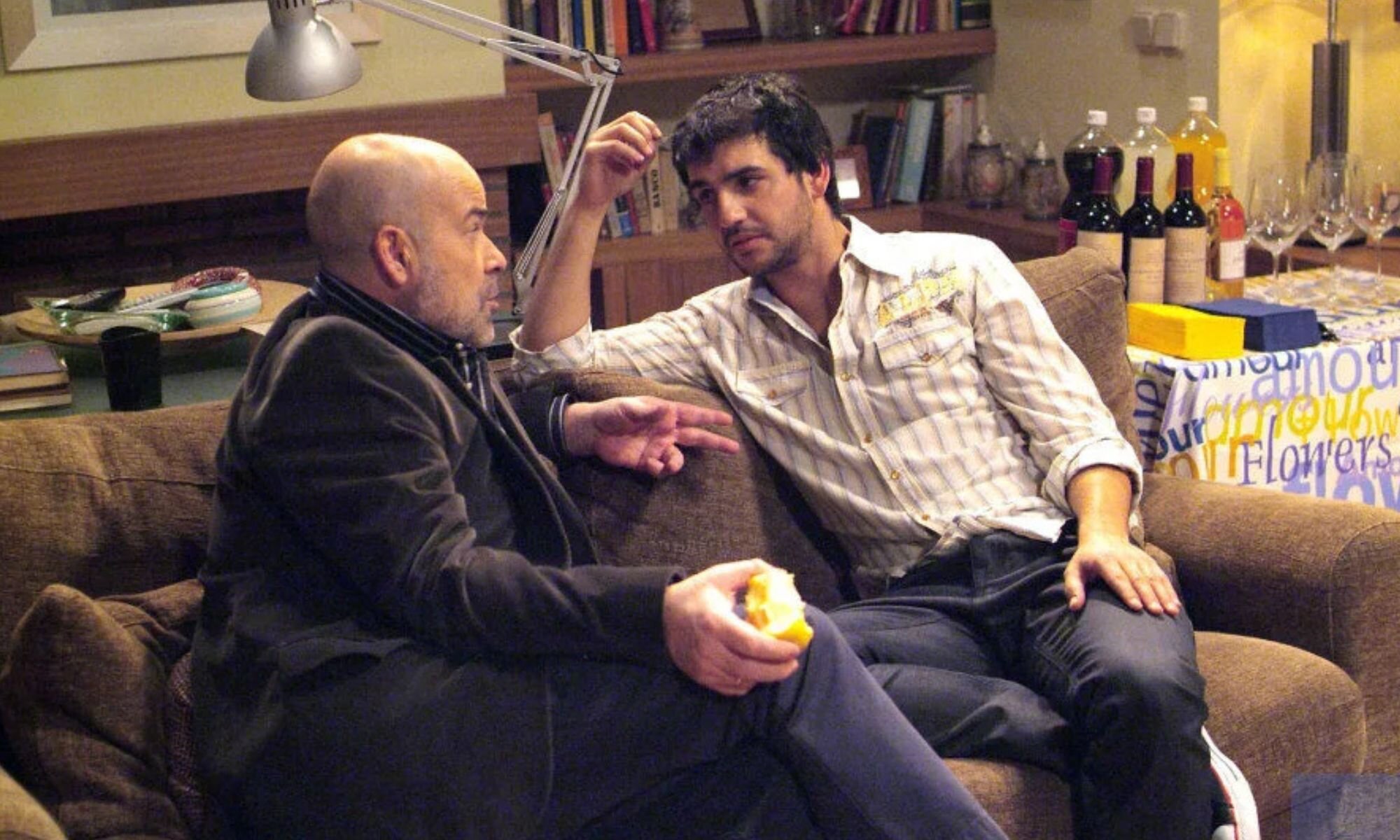 Fran Perea junto a Antonio Resines en &#39;Los Serrano&#39;