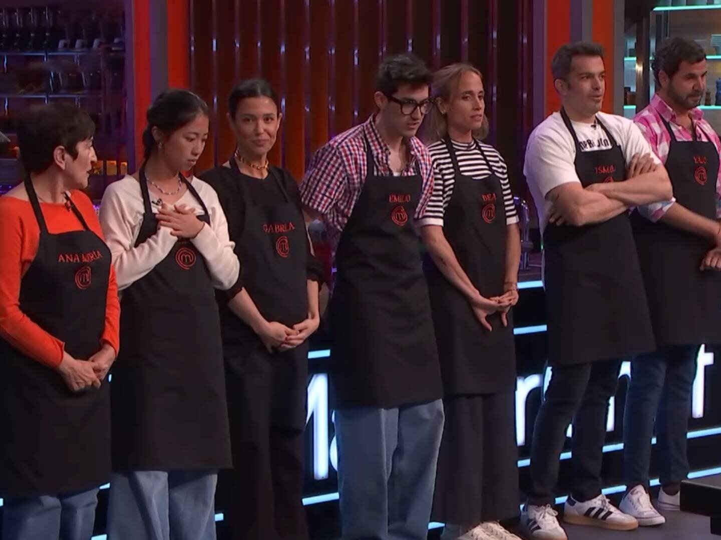 Los delantales negros en la eliminatoria del programa 5 de 'MasterChef 13'