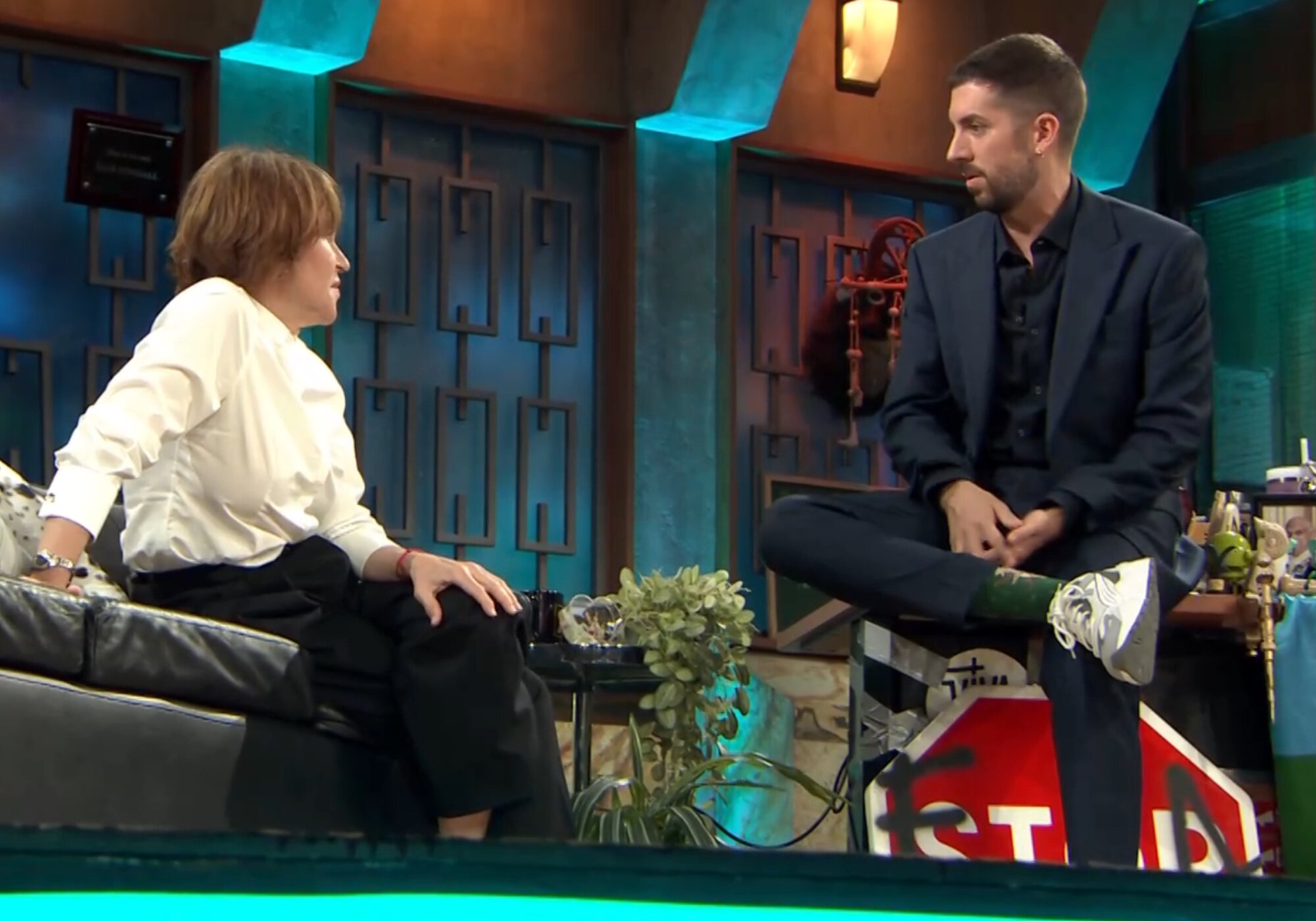 David Broncano entrevista a Antonia San Juan en &#39;La revuelta&#39;