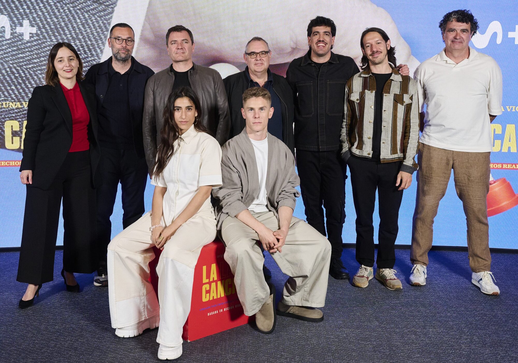 El equipo de 'La canción' durante la presentación celebrada en Madrid