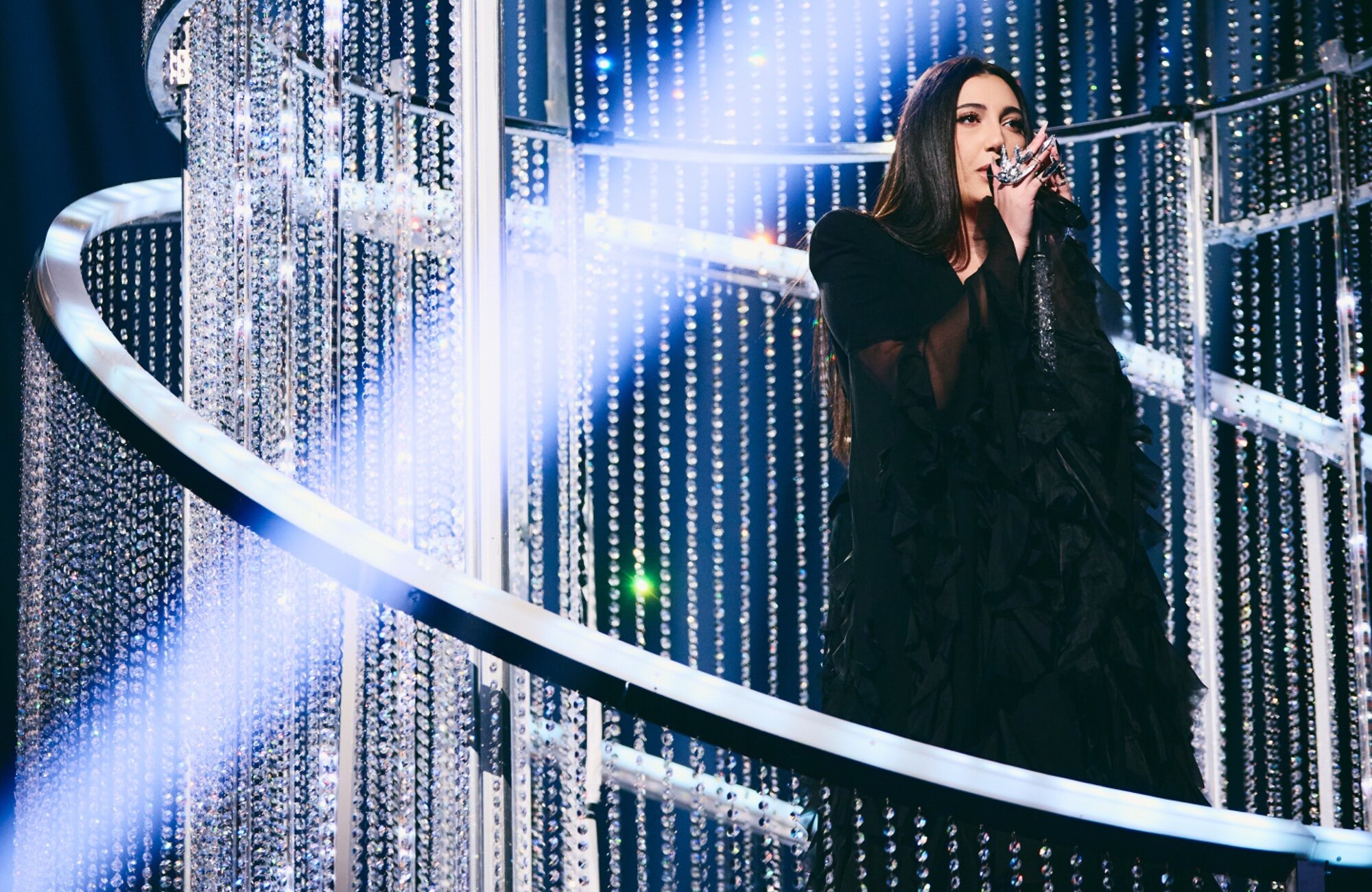 Yuval Raphael ensaya en Eurovisión 2025