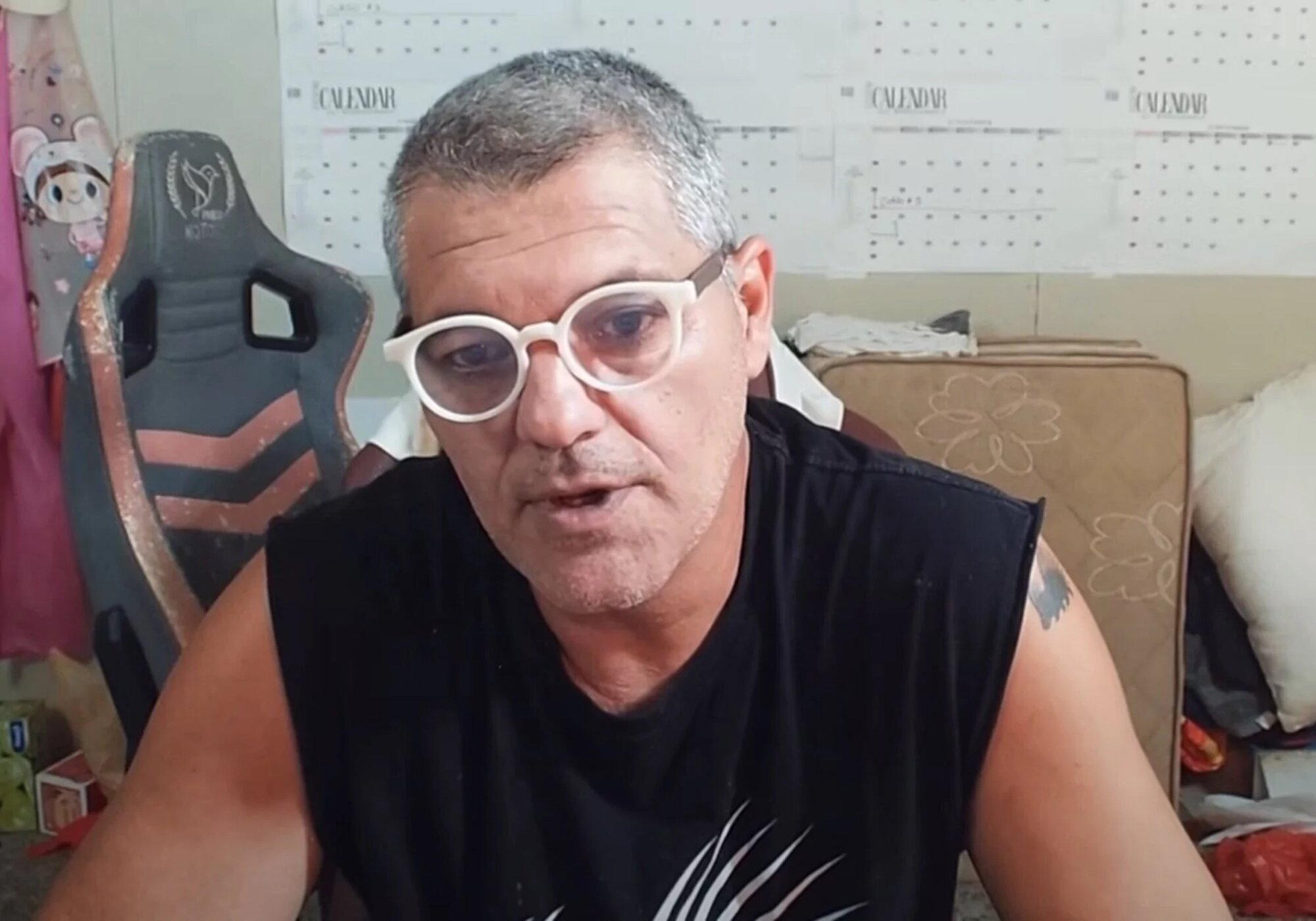 Frank Cuesta en el vídeo borrado