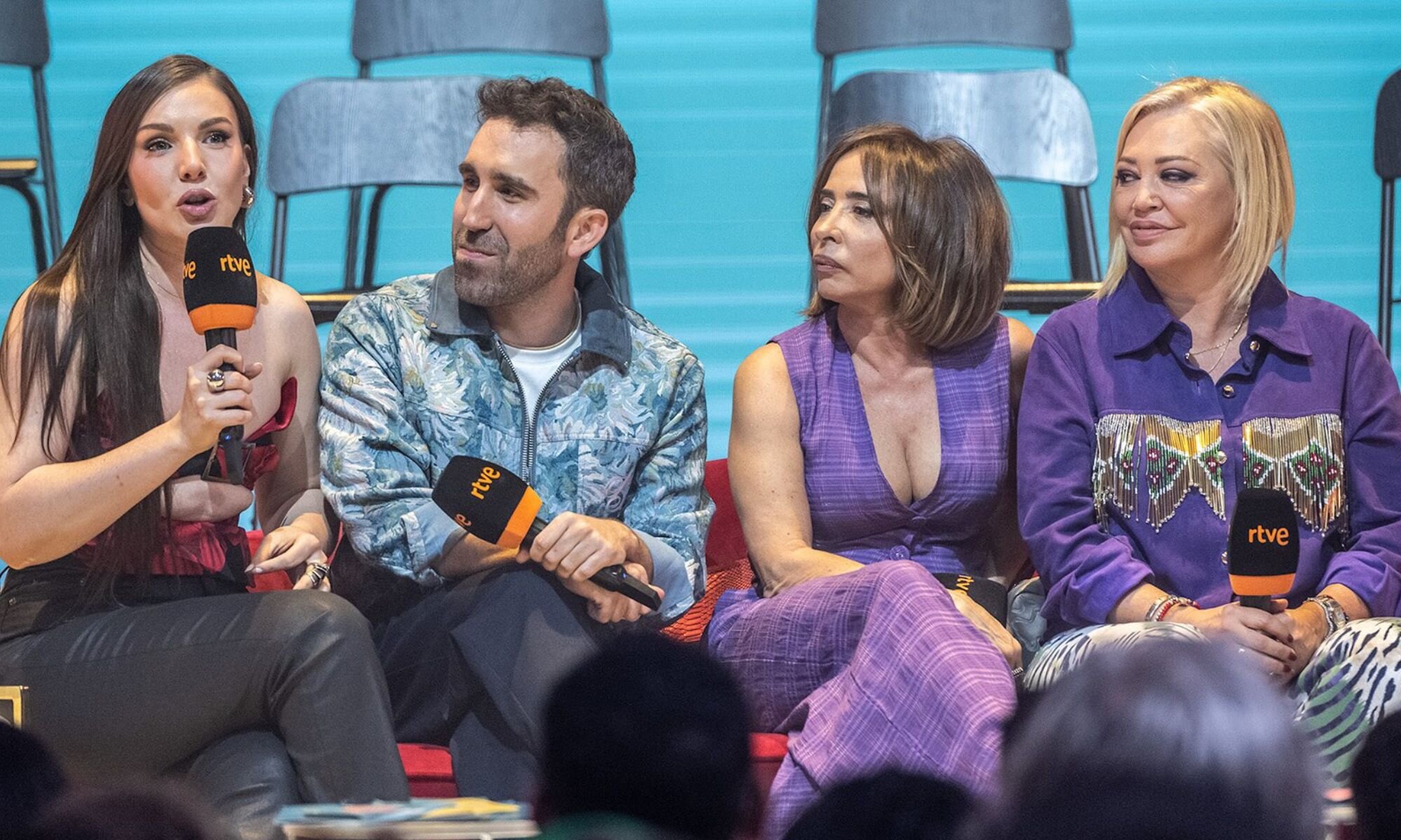 Los presentadores de &#39;La familia de la tele&#39; en la rueda de prensa