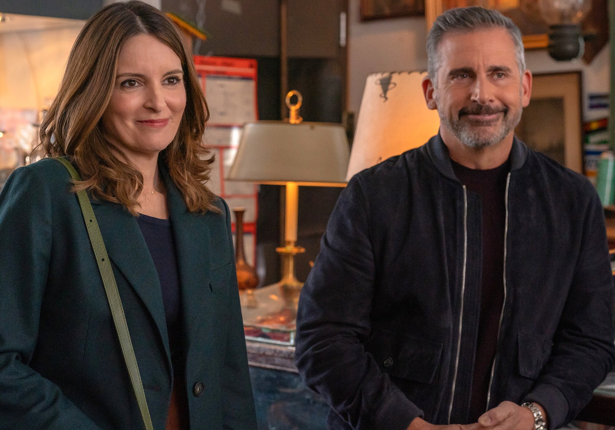 Tina Fey y Steve Carell en 'Las cuatro estaciones'
