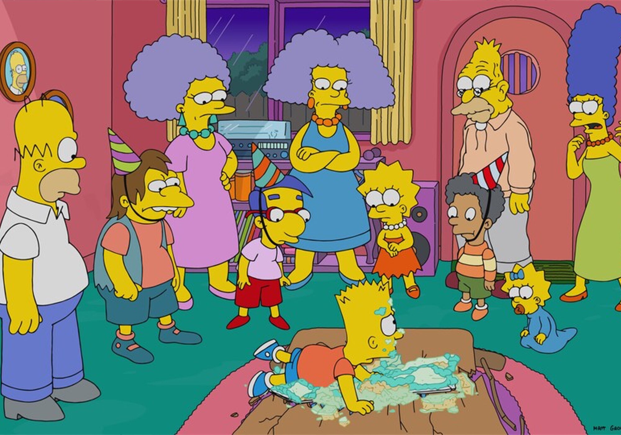 Gran parte de la familia de 'Los SImpson'
