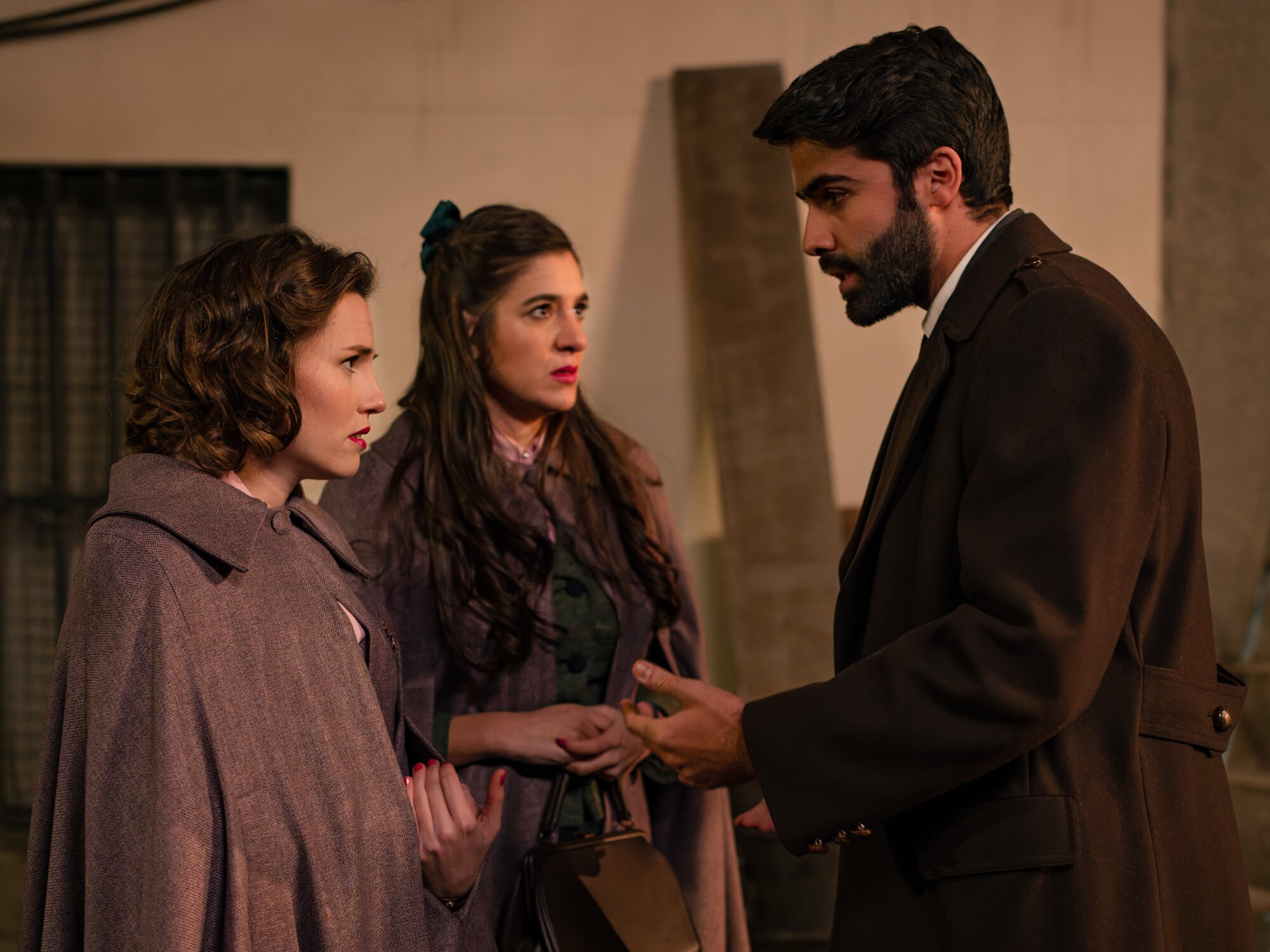 Claudia, Carmen y Raúl en 'Sueños de libertad'