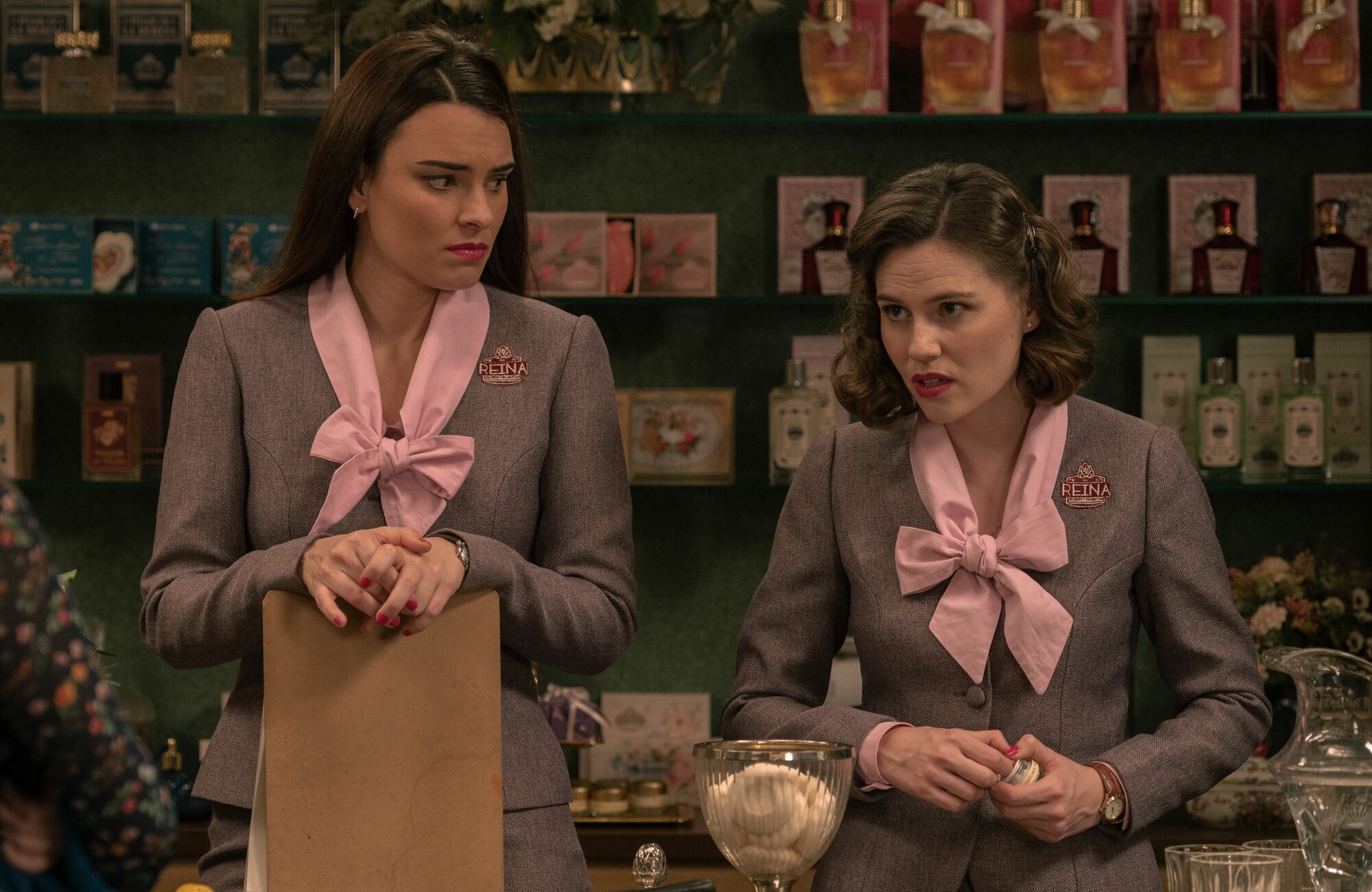 Fina y Claudia en la tienda en &amp;#39;Sueños de libertad&amp;#39;