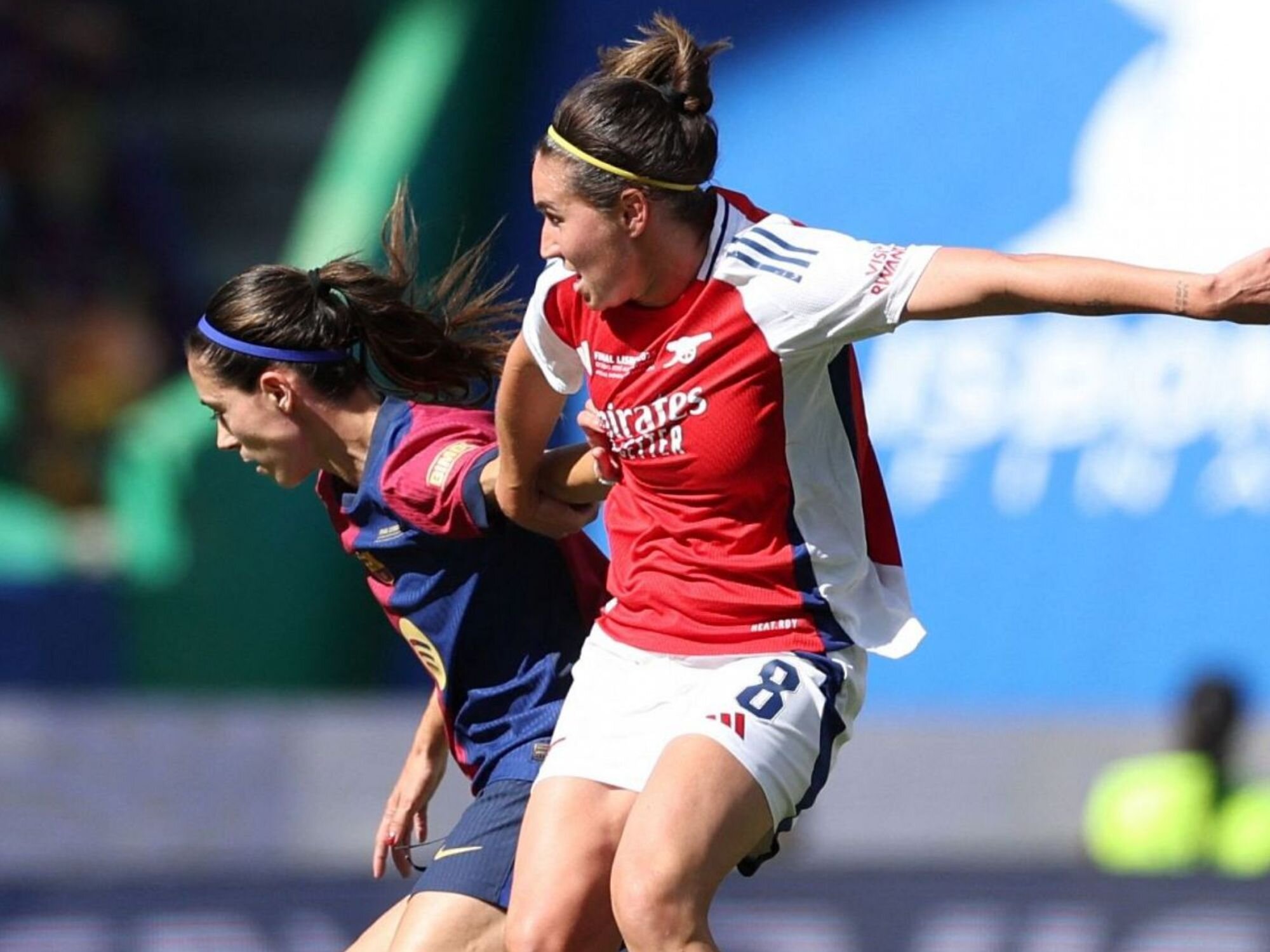 Final de la Champions League Femenina entre el Arsenal y el Barcelona