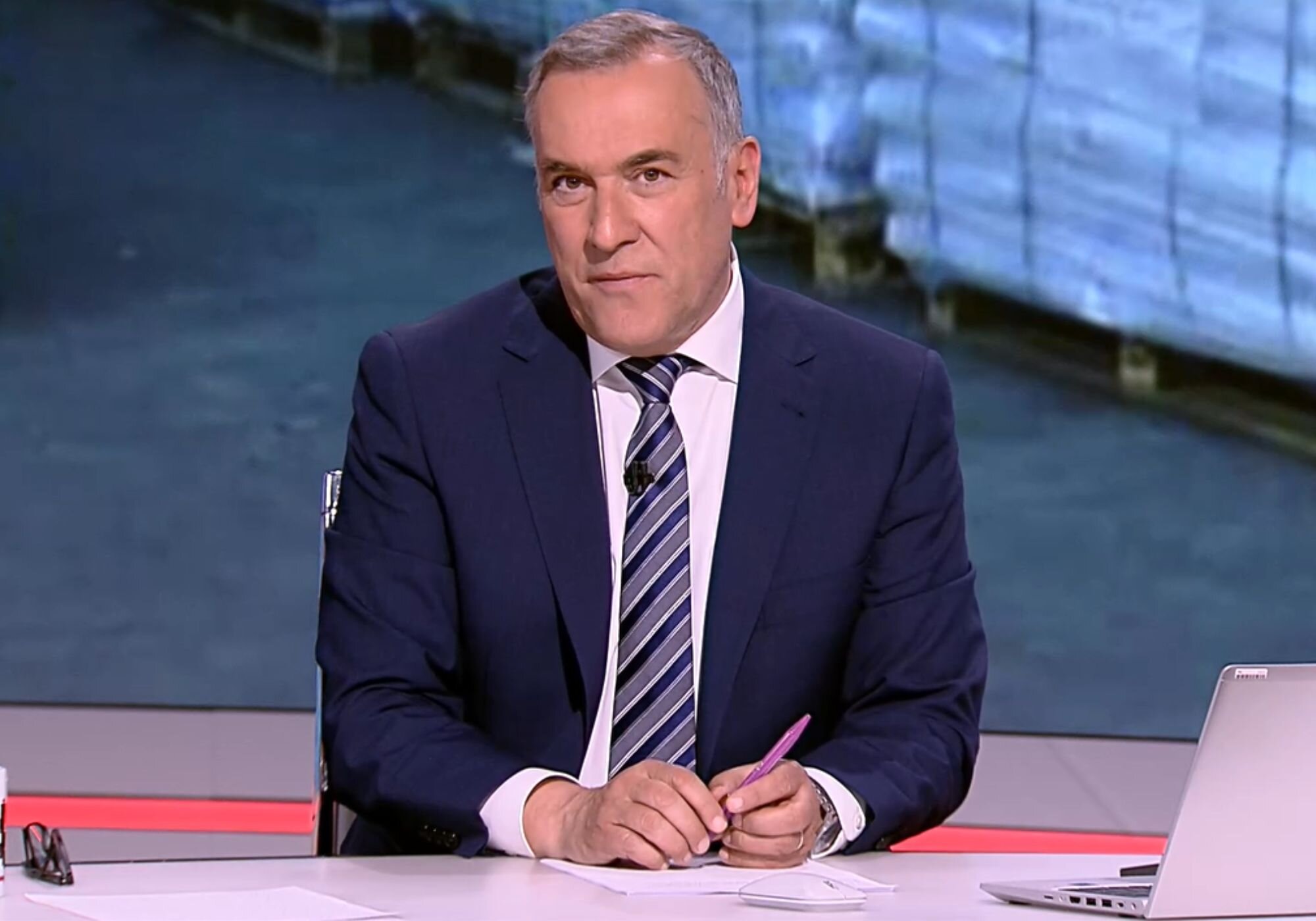 Xabier Fortes, presentador de 'La noche en 24 horas'