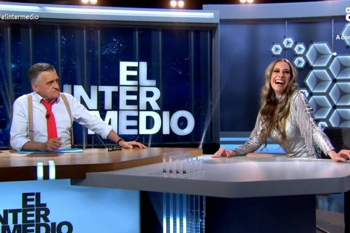 Wyoming junto a la imitadora de Melody en 'El intermedio'