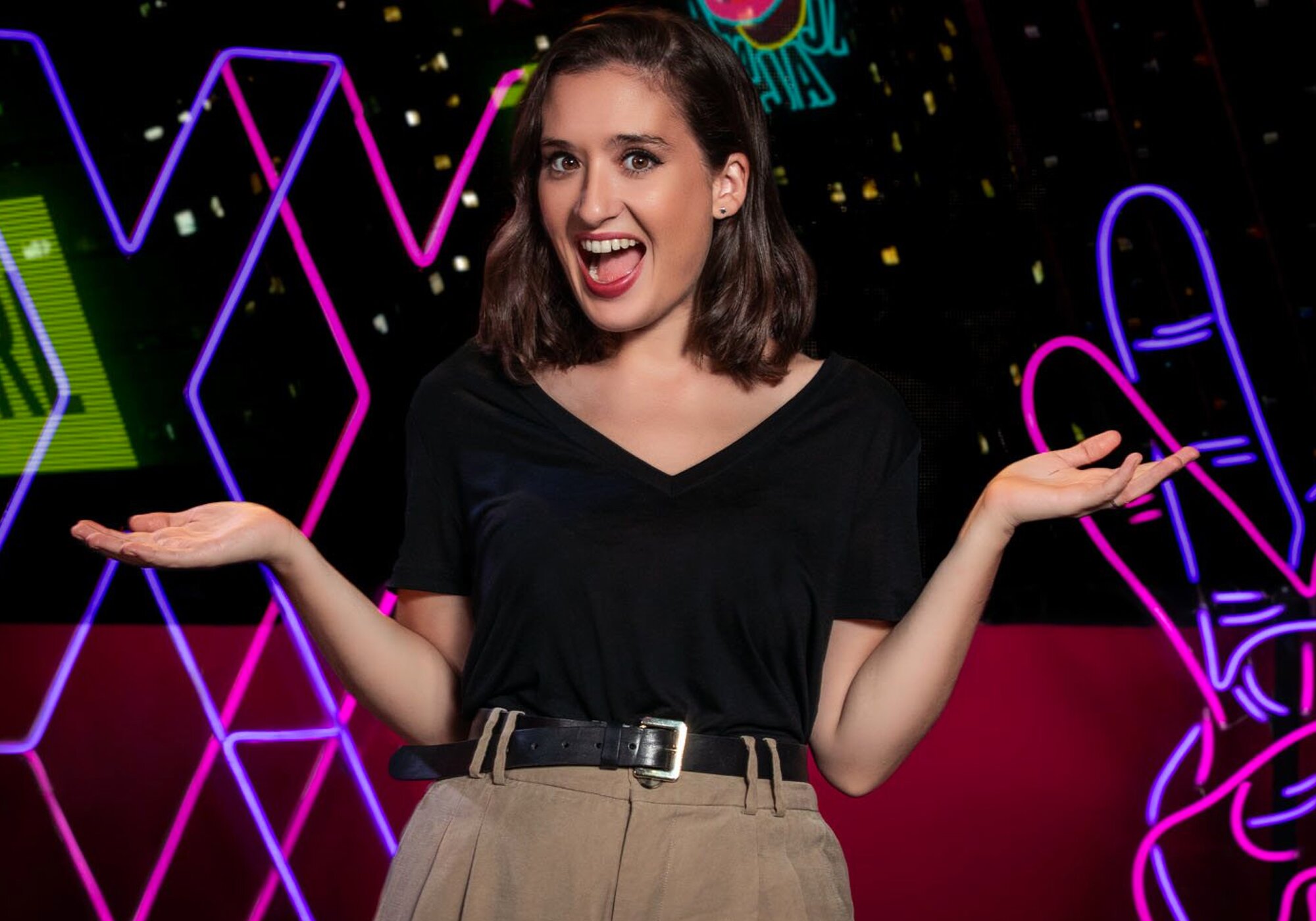 Victoria Martín durante su etapa en Movistar Plus+ en 'Las que faltaban'