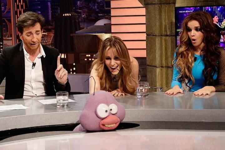 Melody en su última visita a 'El hormiguero' junto a Pablo Motos y Edurne