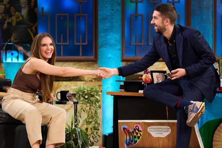 Melody y David Broncano en 'La revuelta'