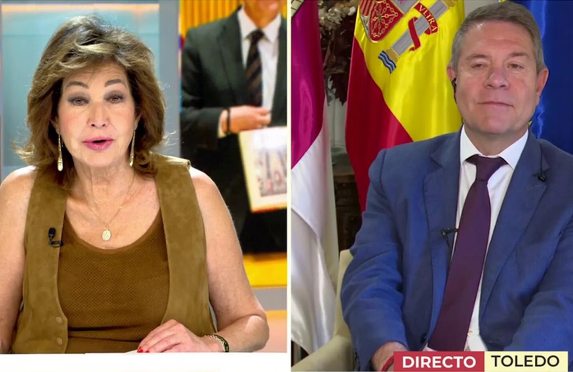 Ana Rosa Quintana entrevista a Emiliano García-Page en &#39;El programa de Ana Rosa&#39;