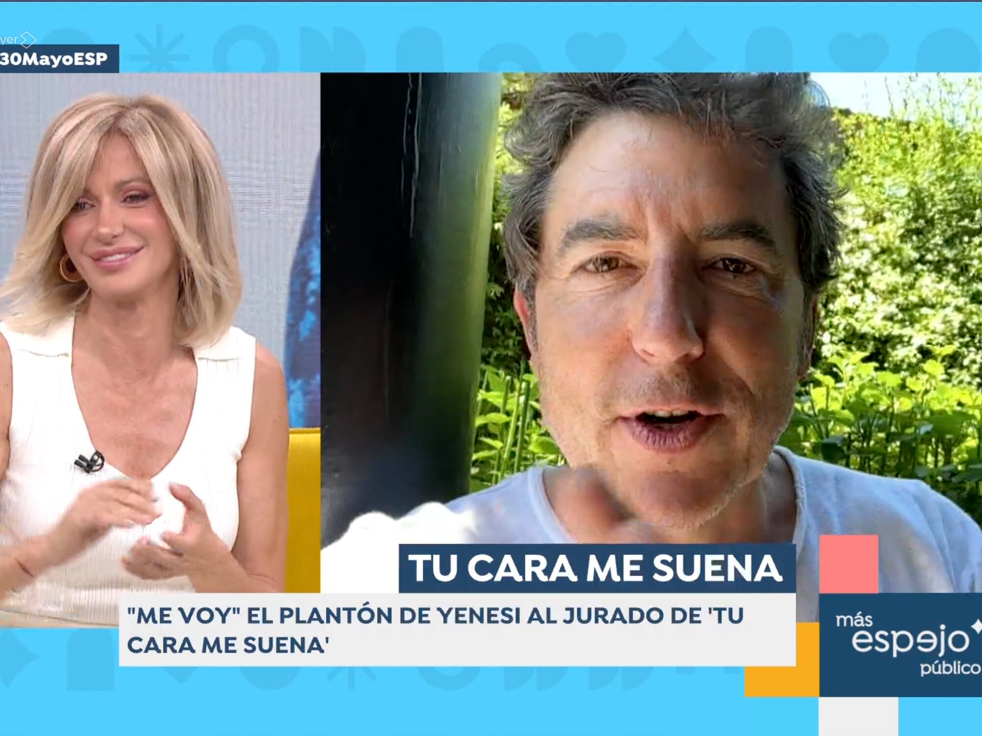 Manel Fuentes conecta con 'Espejo público' para cebar la octava gala