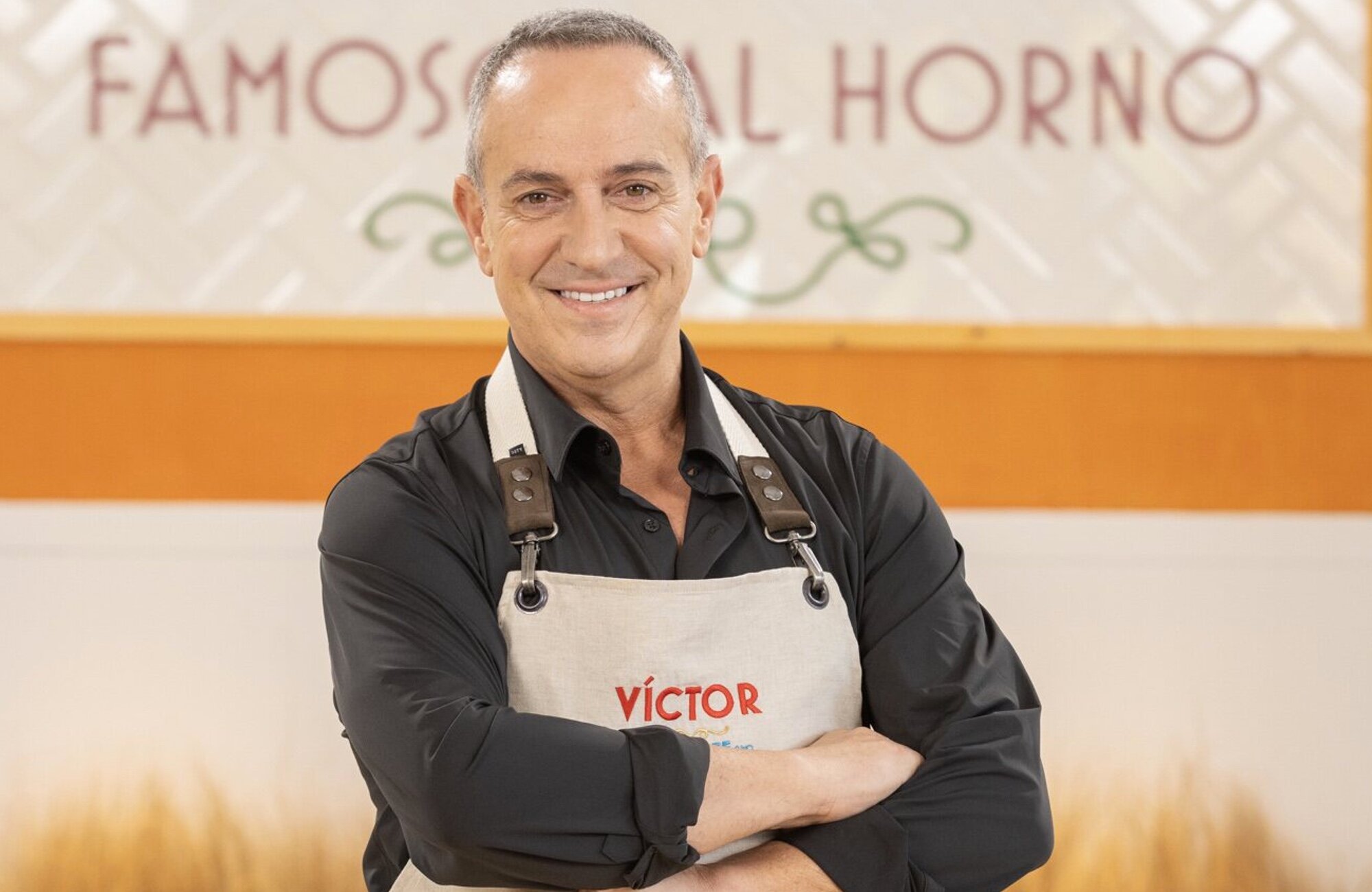 Víctor Sandoval durante su etapa de concursante de 'Bake Off: Famosos al horno'