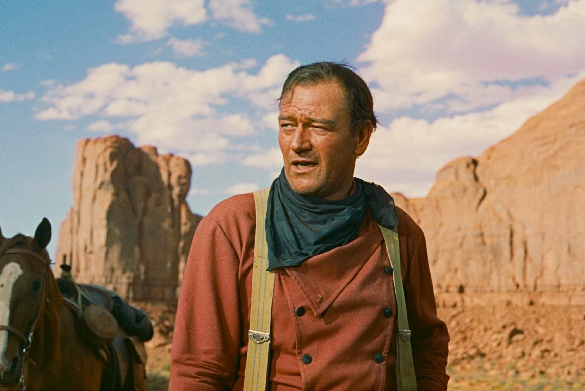 John Wayne protagoniza el largometraje &#39;Centauros del desierto&#39;
