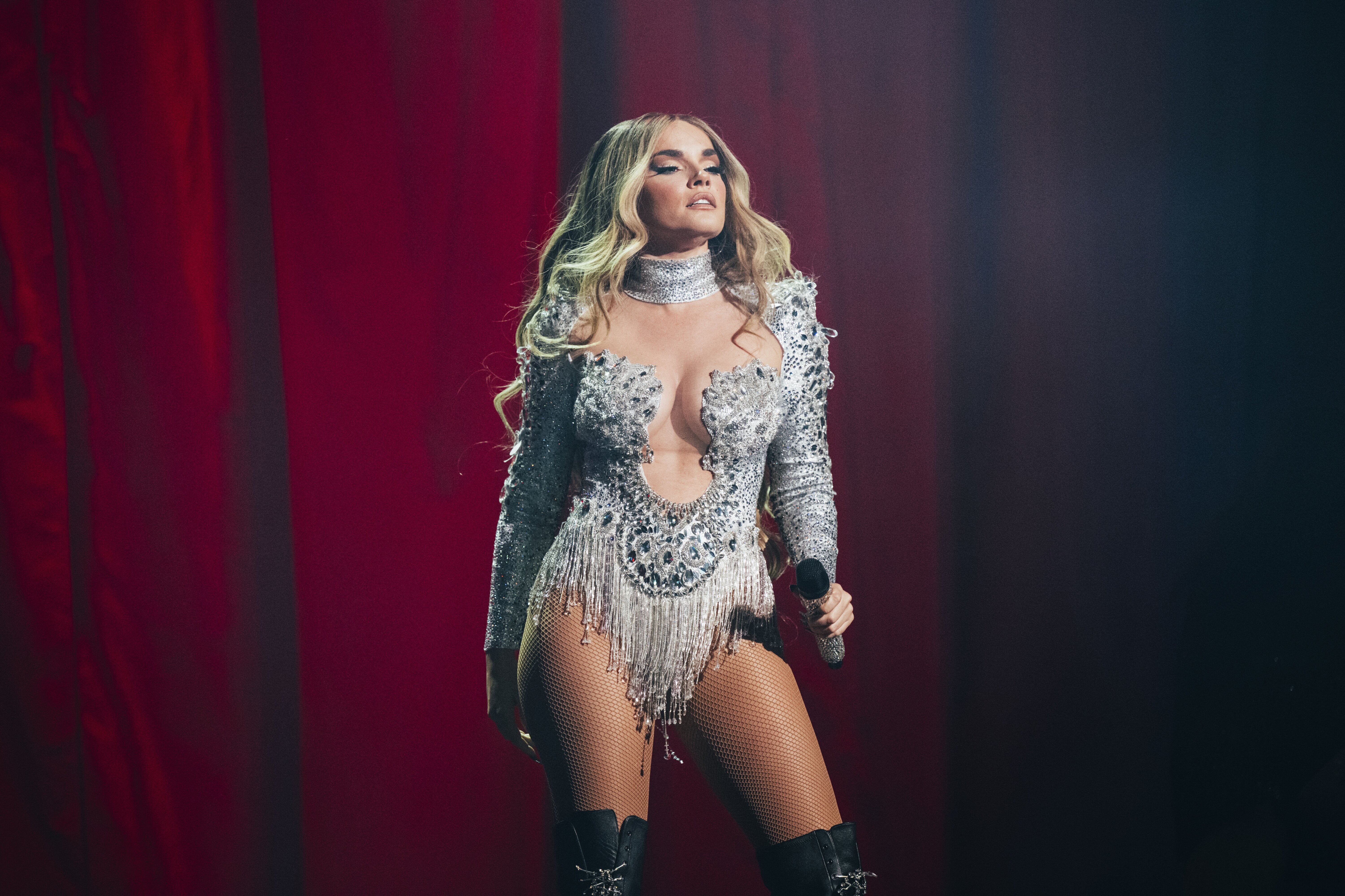 Melody durante el ensayo de &#39;Esa Diva&#39; de Eurovisión 2025