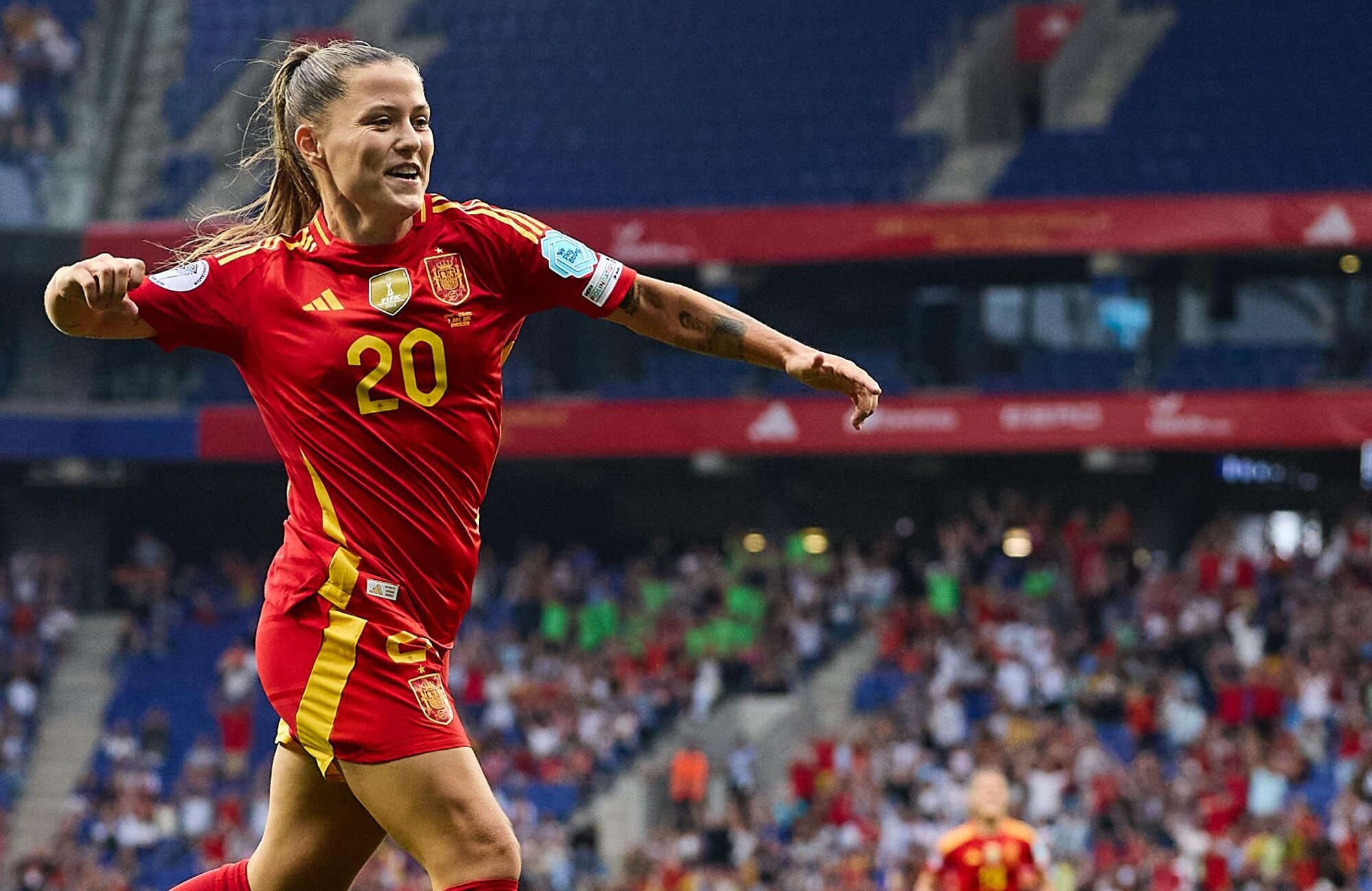 Claudia Pina mete los dos goles en el España-Inglaterra de la UEFA Nations League