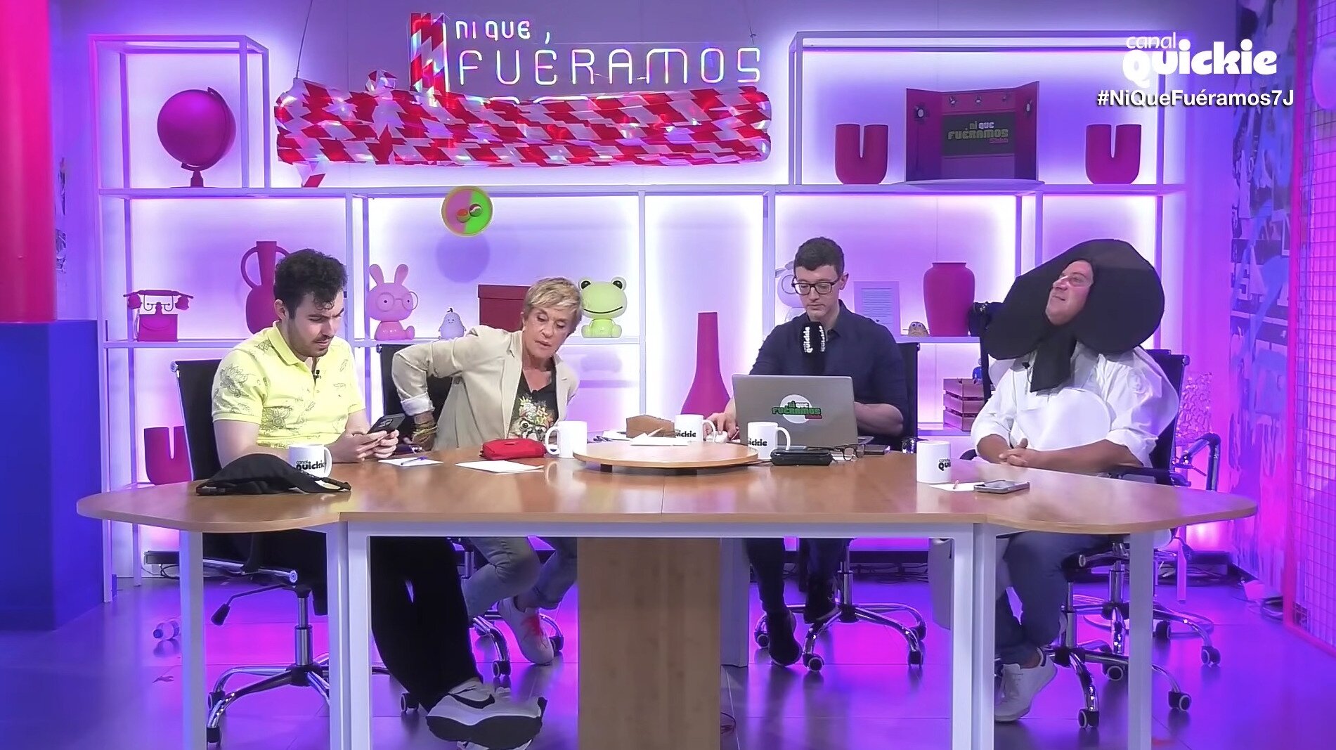 Escaleto' en uno de los programas de 'Ni que fuéramos Shhh'