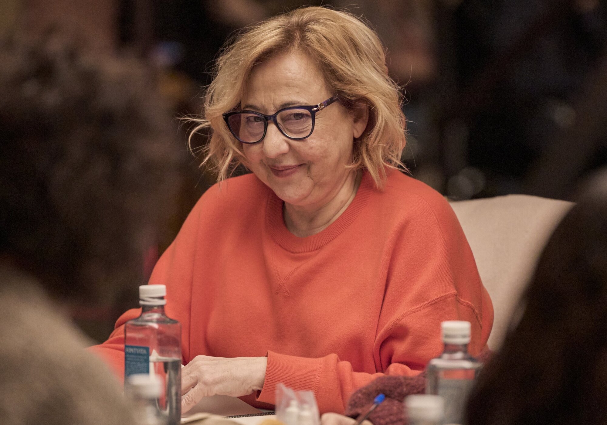 Carmen Machi durante la lectura de guion de &#39;Aída y vuelta&#39;