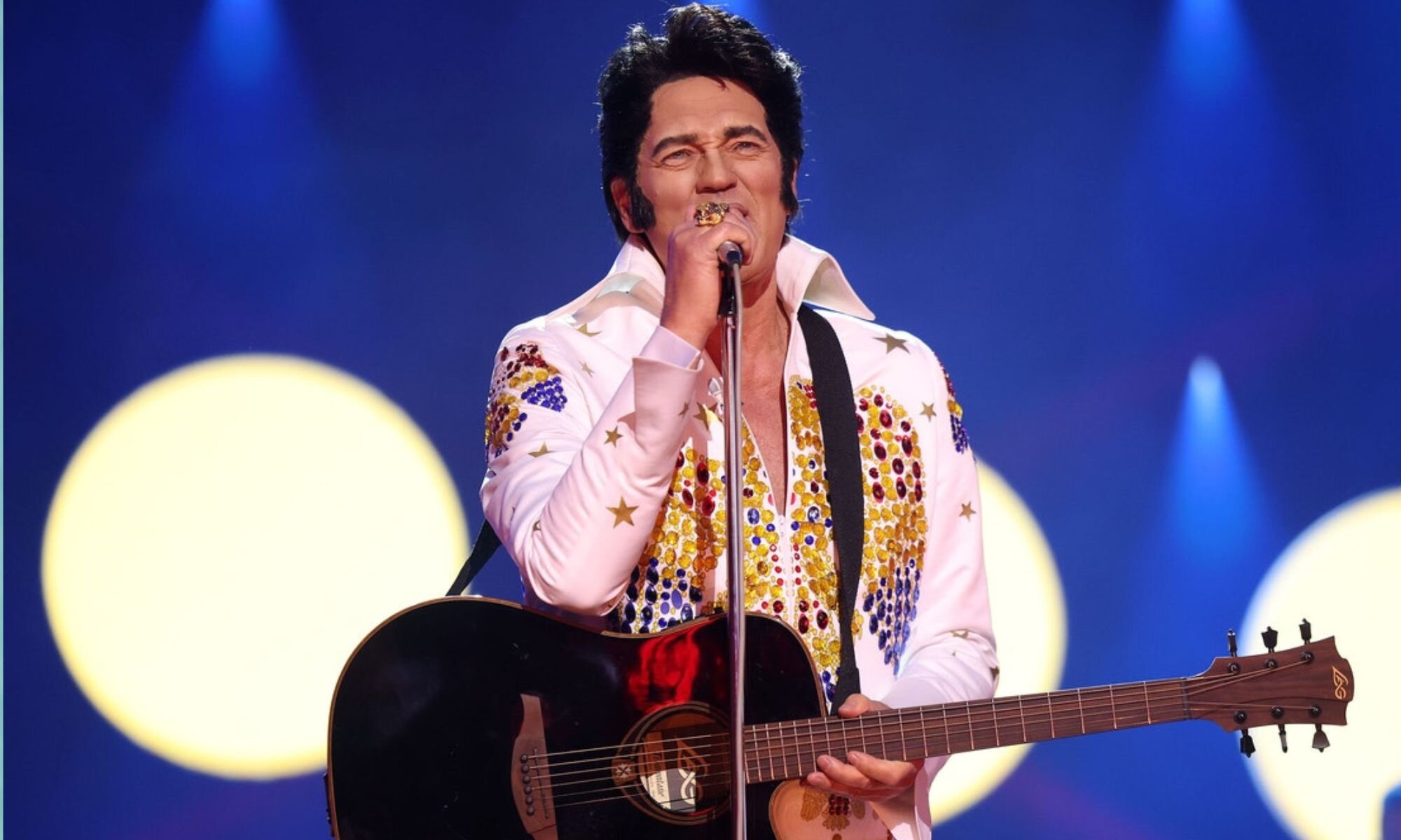 Bertín Osborne como Elvis Presley en &#39;Tu cara me suena 12&#39;