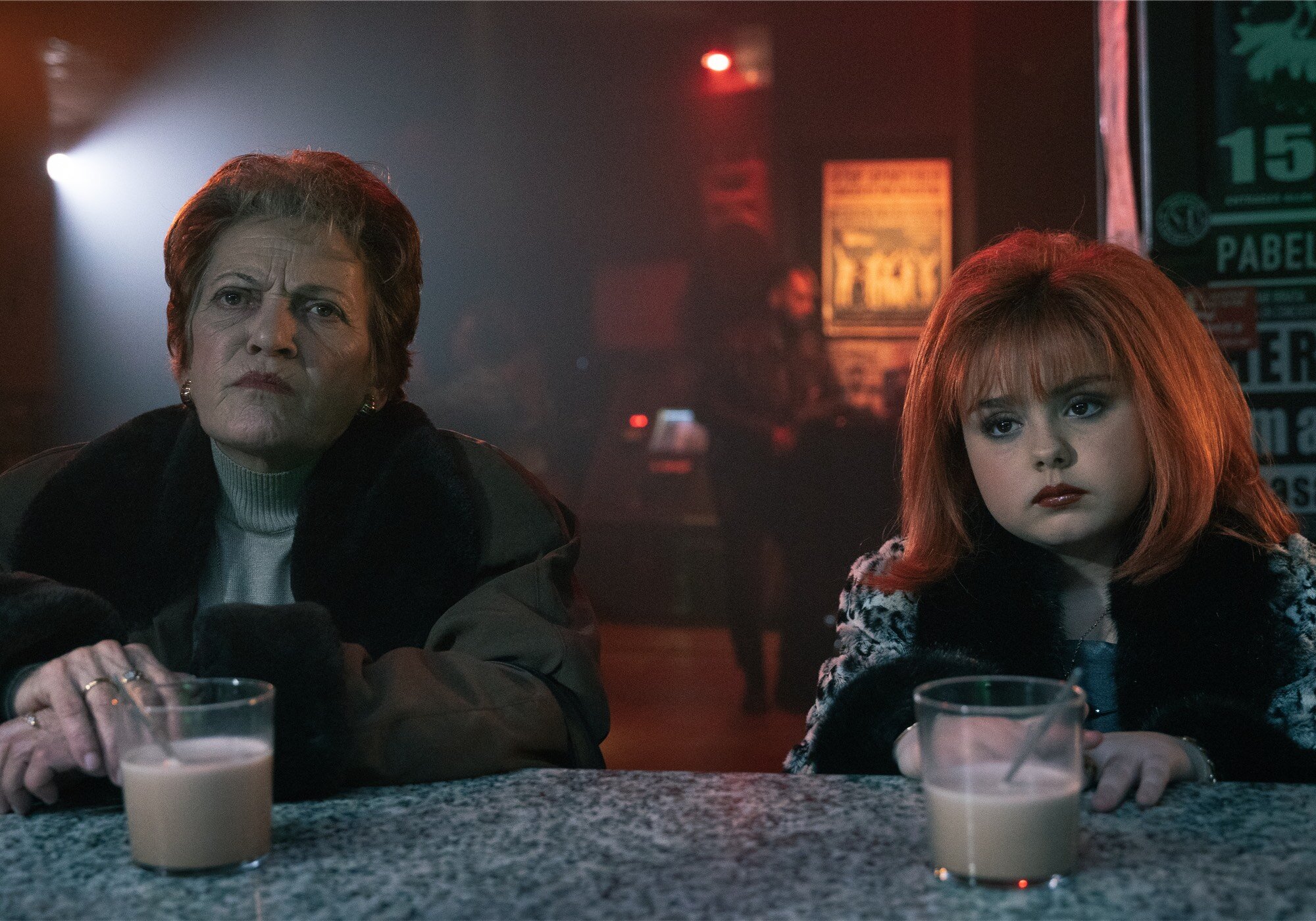 Rocío Ibáñez, junto a Sofía González, como Margarita Seisdedos y una pequeña Tamara, en &#39;Superestar&#39;