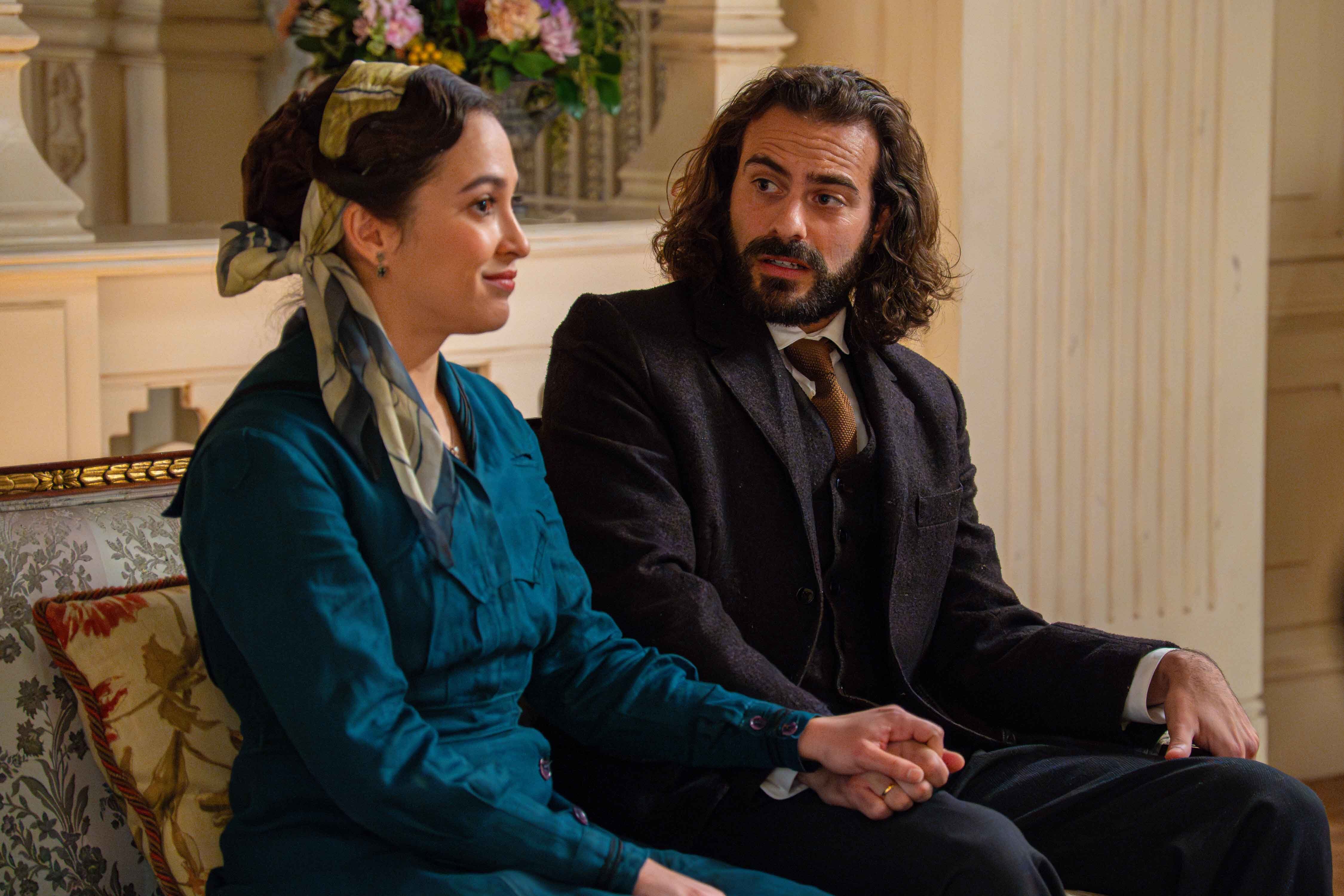 Adriano y Catalina juntos en 'La promesa'