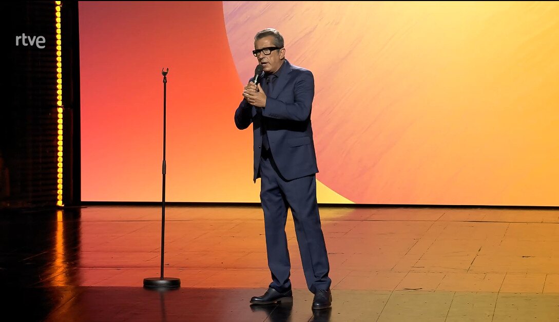 Andreu Buenafuente realizando un monólogo durante &#39;Futuro imperfecto&#39;