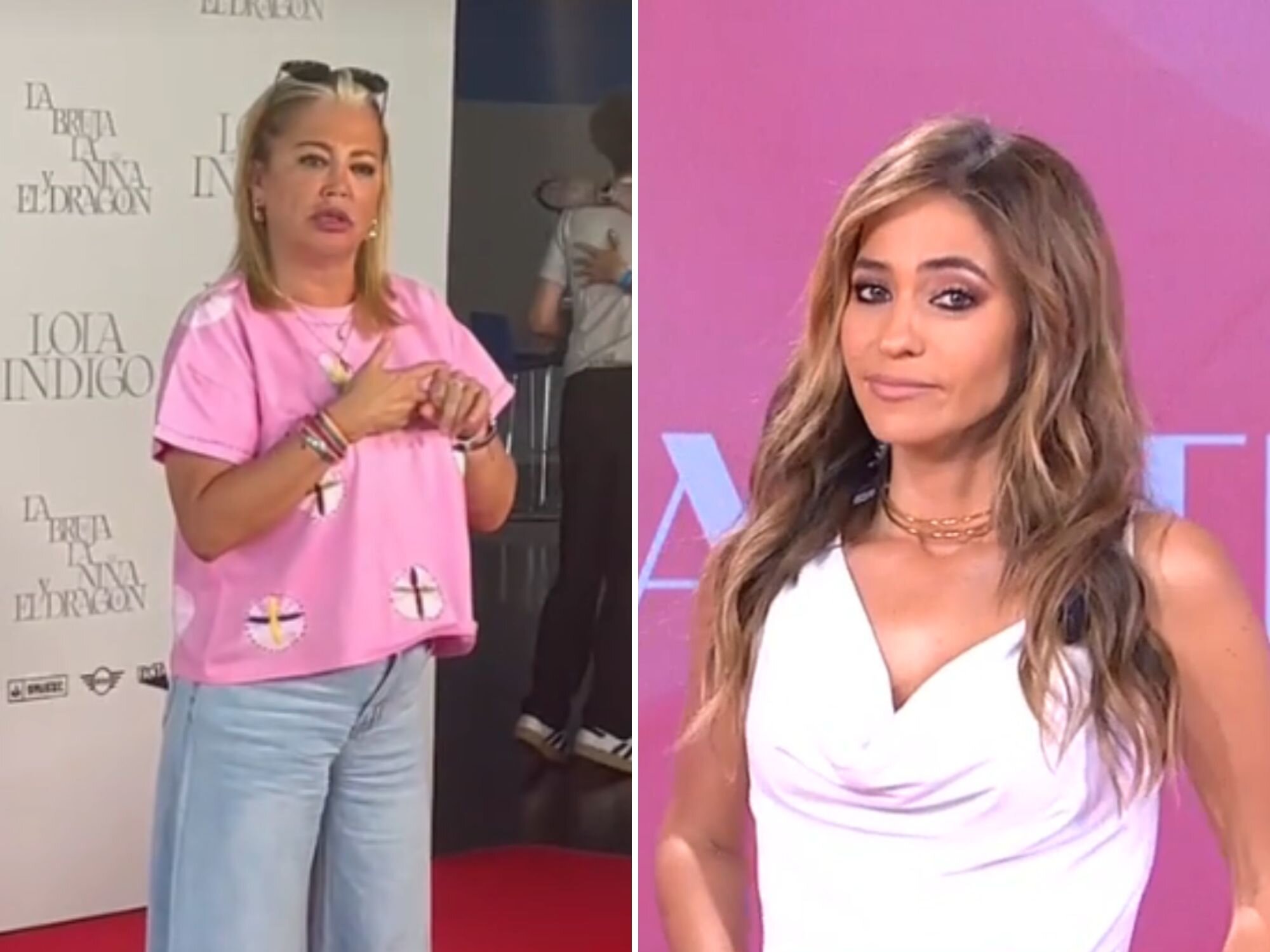 Belén Esteban pidió explicaciones a los reporteros de 'Socialité' por no grabarla en la alfombra roja del concierto de Lola Índigo