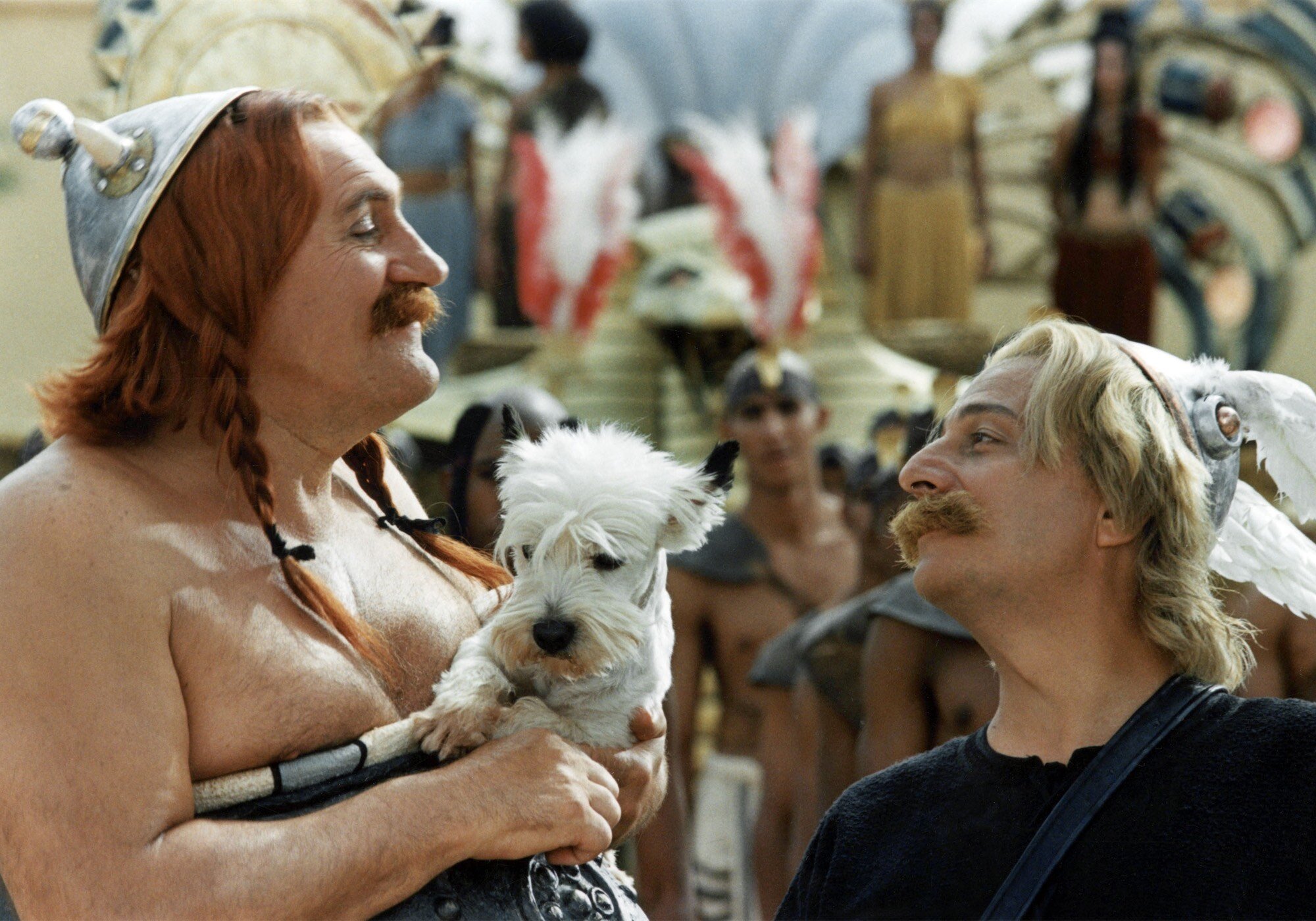 Los dos protagonistas de 'Astérix y Obélix: Misión Cleopatra'