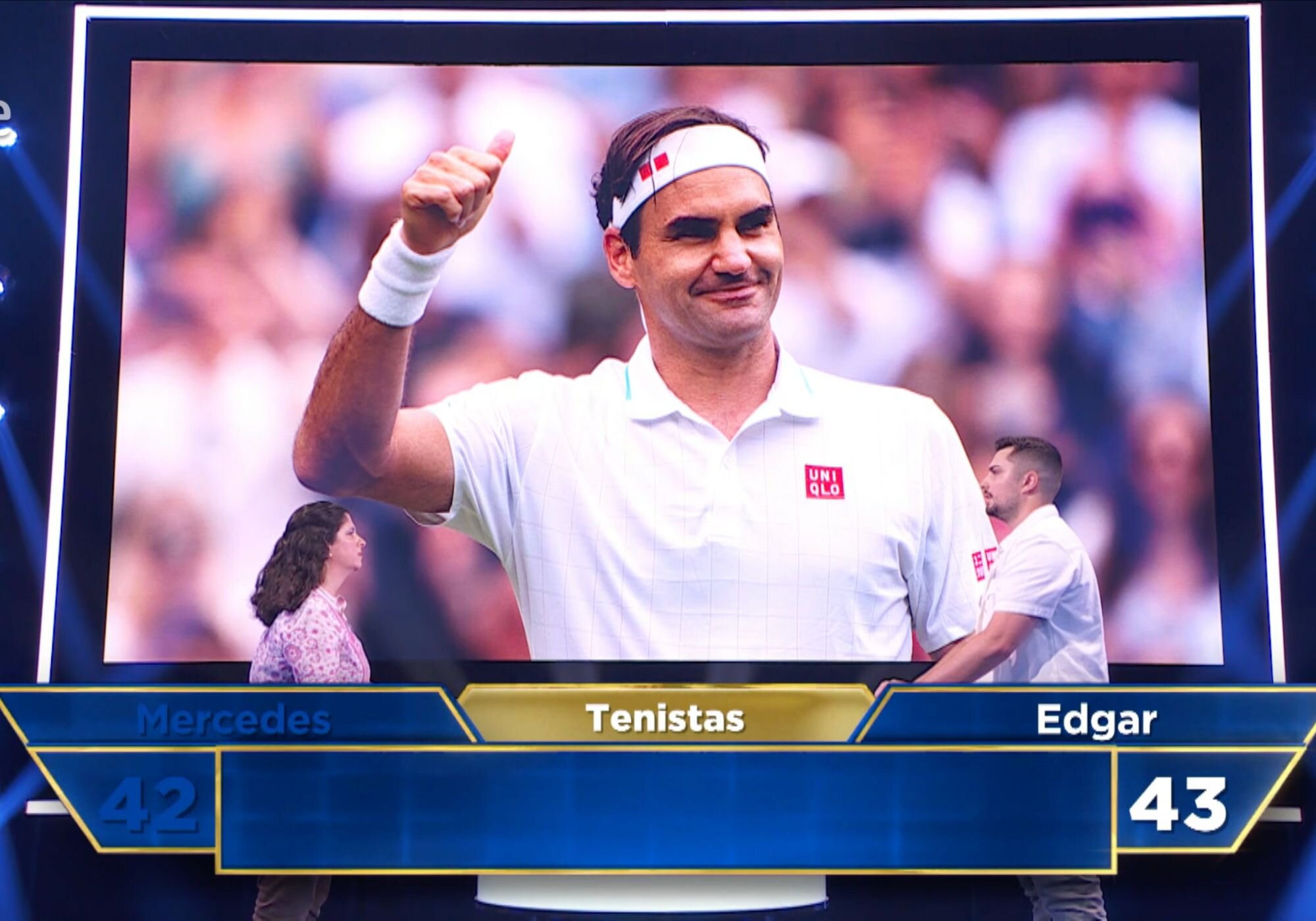 Mercedes ganó el duelo final, que tenía la temática de "Tenistas", que le hizo la ganadora de 'The Floor'