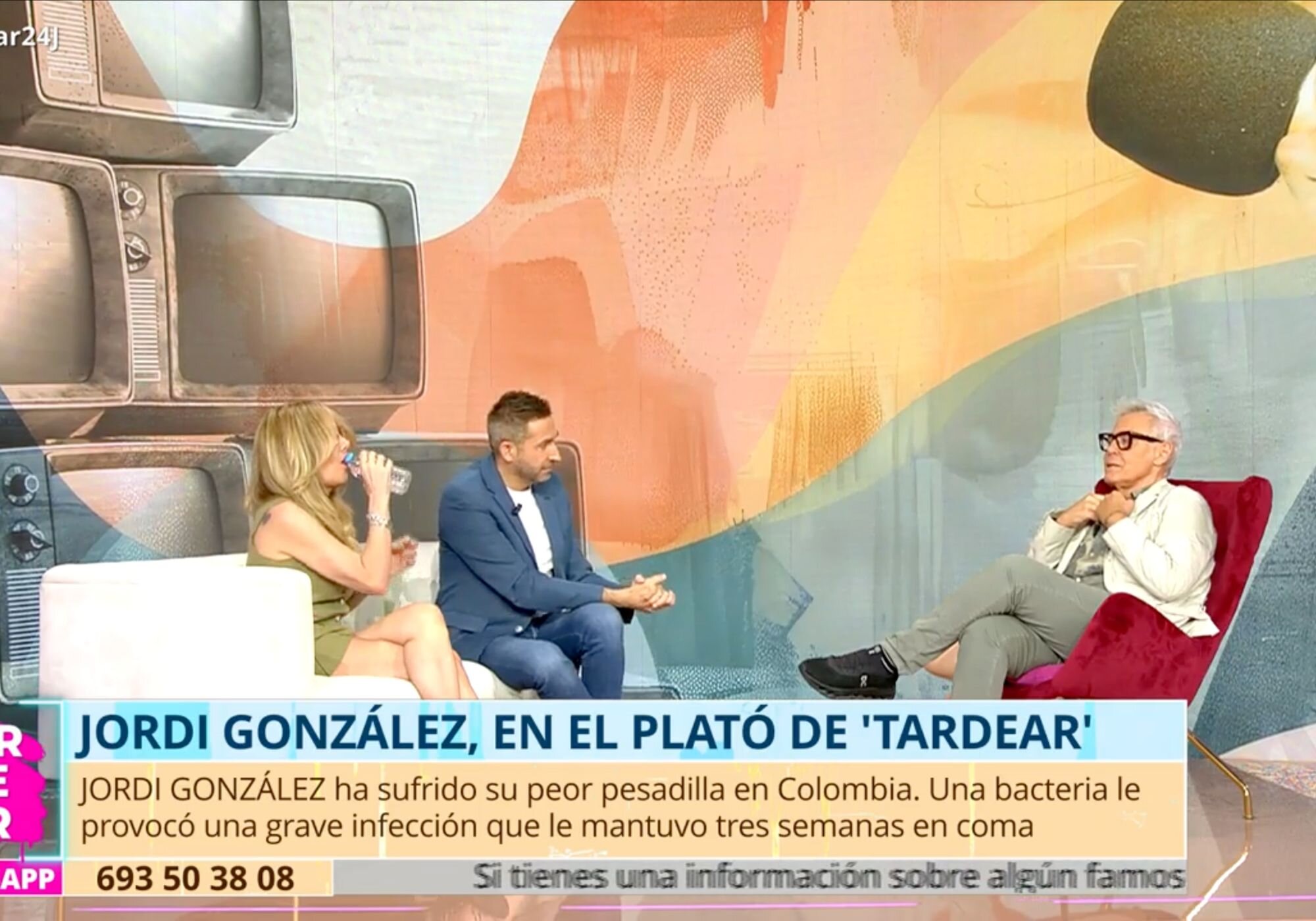 Jordi González charló con Frank Blanco y Belén Rodríguez sobre su experiencia cercana a la muerte en 'Tardear'