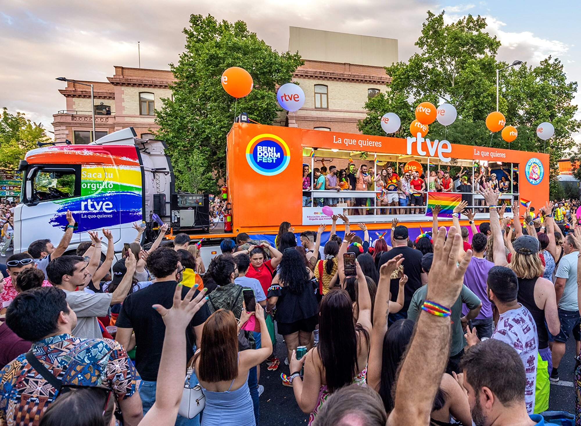 La carroza de RTVE para el Orgullo 2024