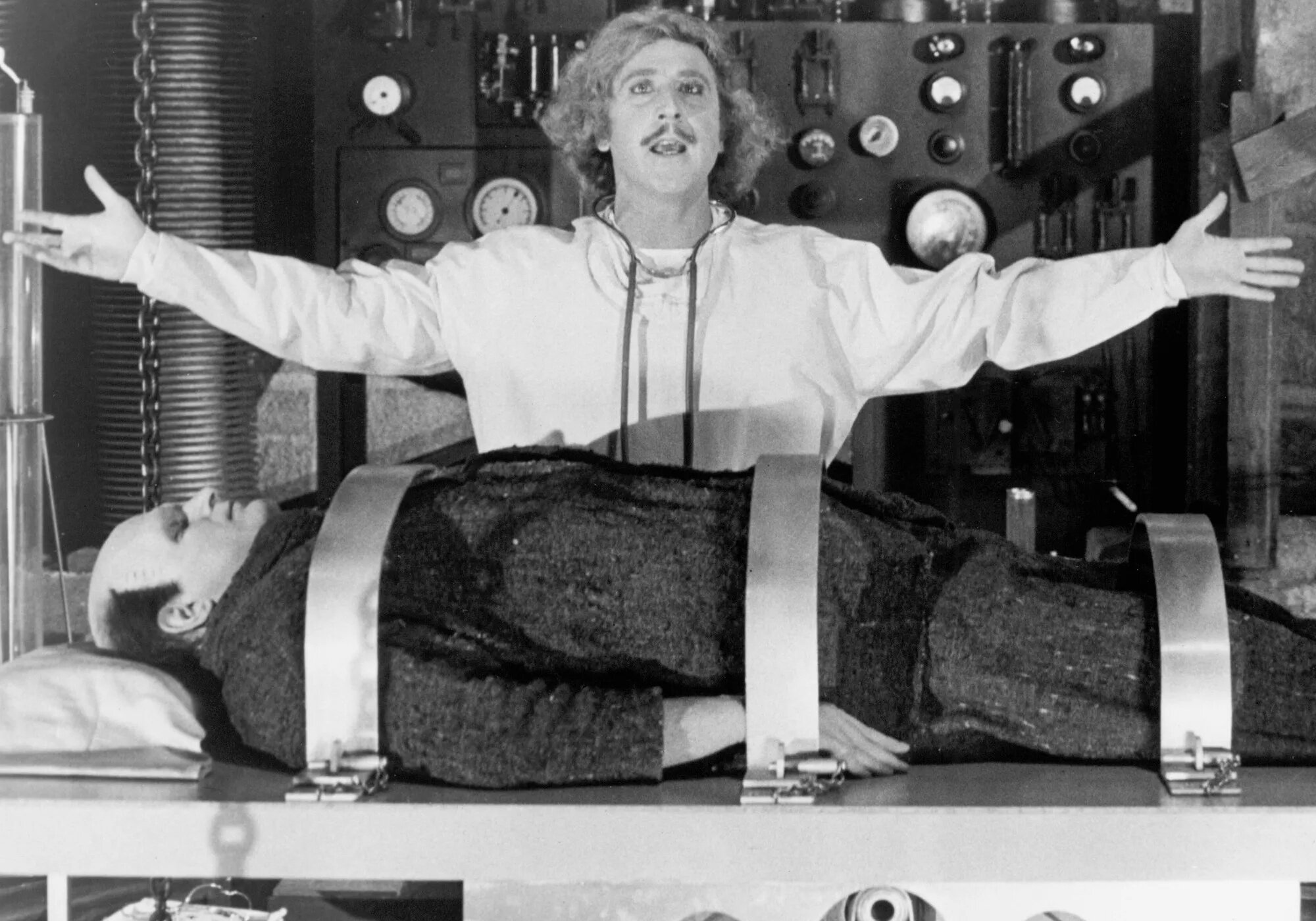 Gene Wilder en 'El jovencito Frankenstein'