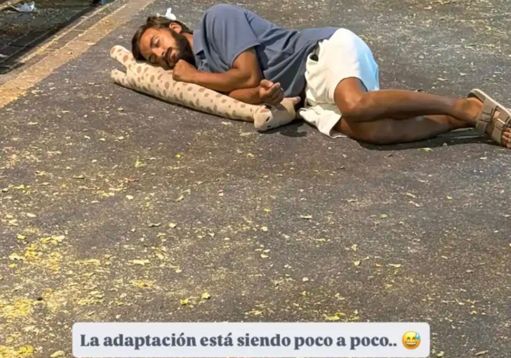 Borja González también ha desvelado su proceso de adaptación después de tres meses en &#39;Supervivientes&#39;, con una divertida fotografía