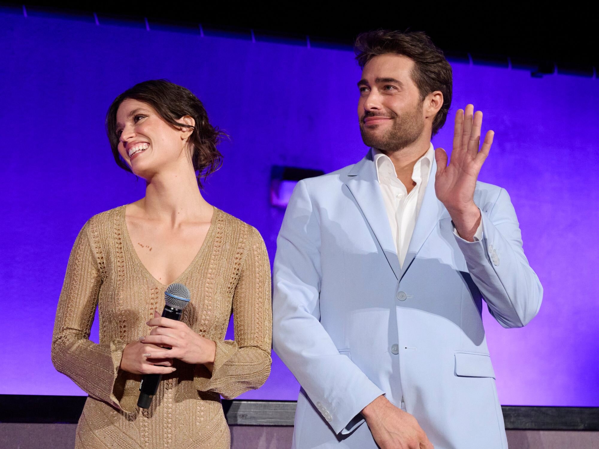 Astrid Janer y Rodrigo Guirao en la presentación de 'La encrucijada'