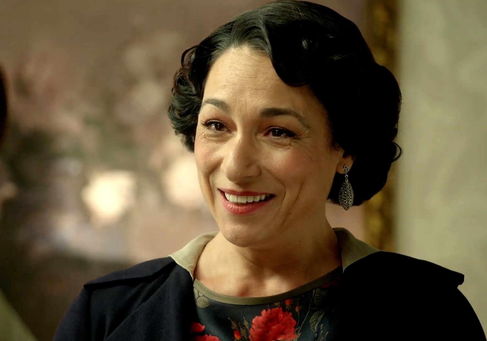 Leocadia, sonriente en el episodio 626 de 'La promesa'