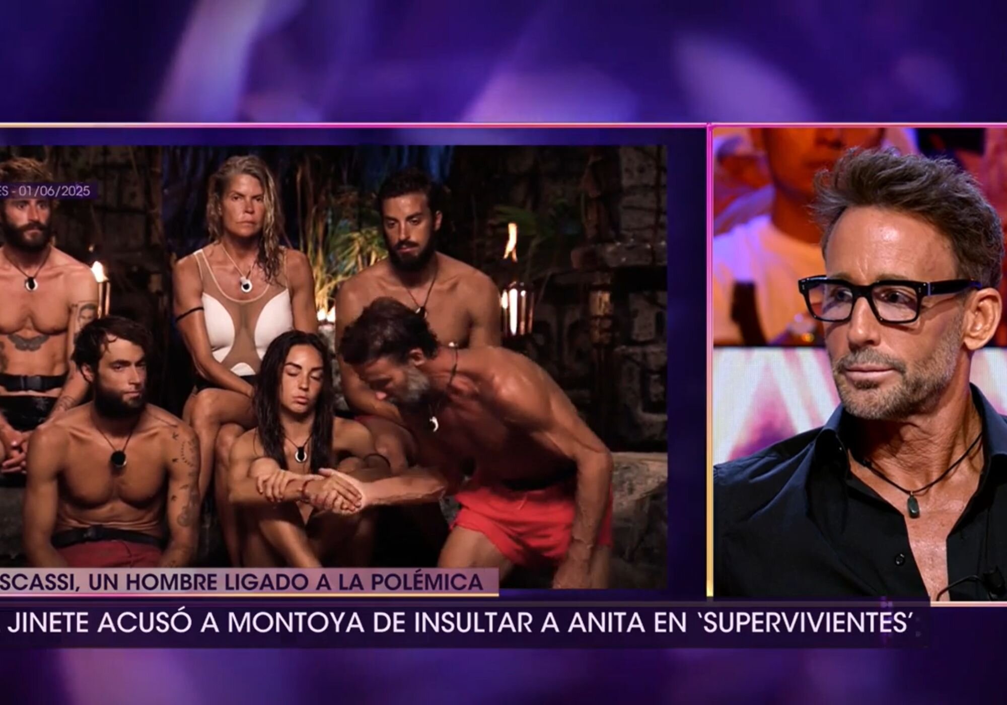 Álvaro Escassi no se retractó de su versión sobre el episodio entre Montoya y Anita Williams en 'Supervivientes'