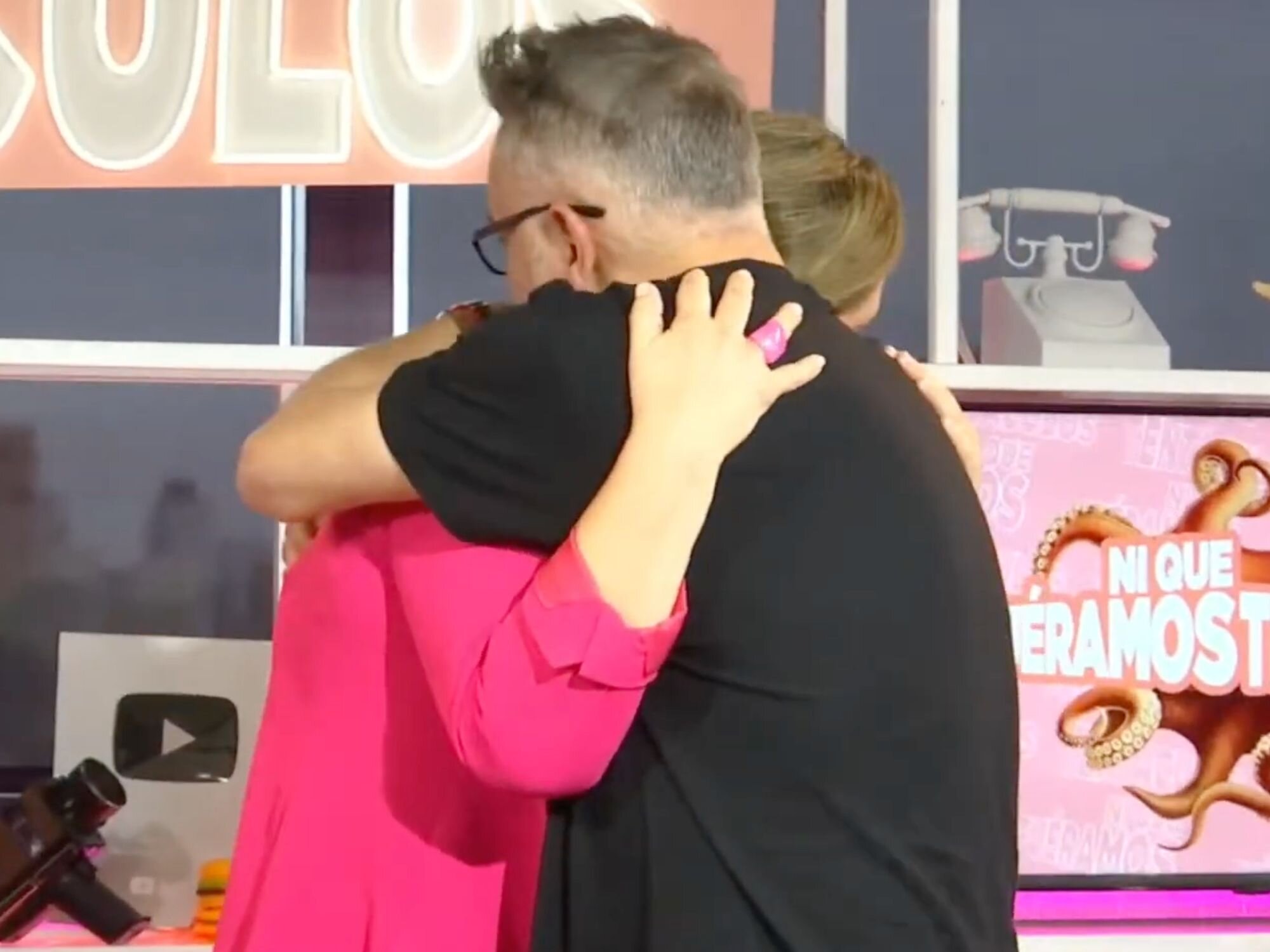 Kiko Hernández y Carlota Corredera en el último programa de &#39;Tentáculos&#39;