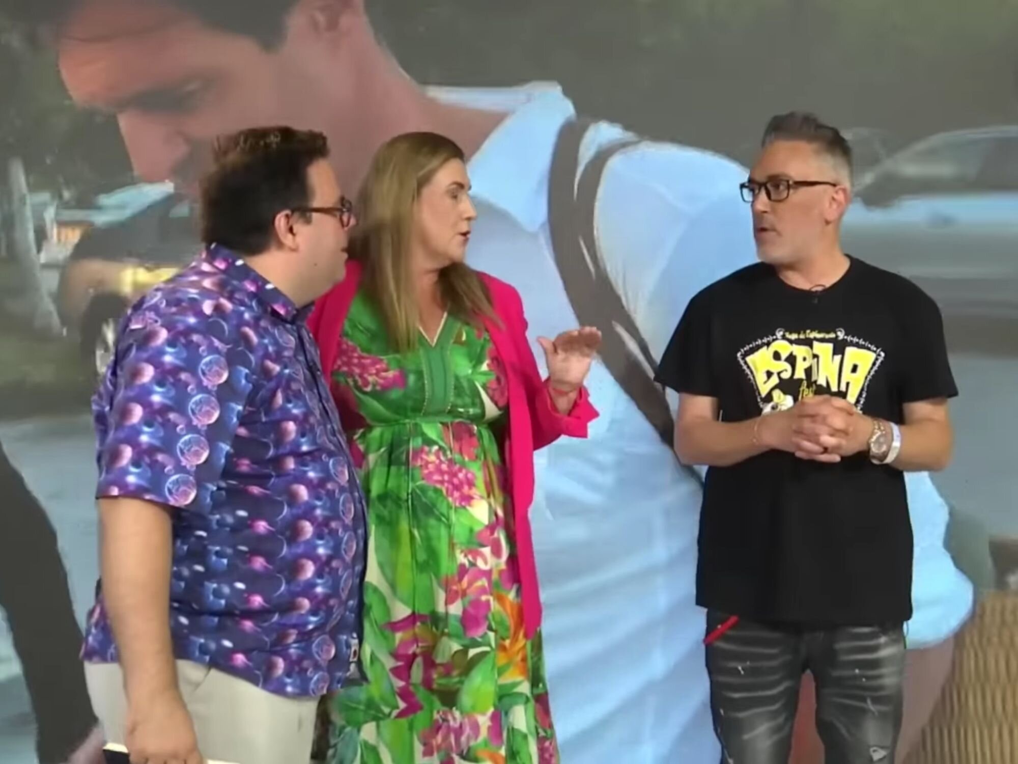 Kiko Hernández junto a Carlota Corredera y Alberto Guzmán en &#39;Tentáculos&#39;