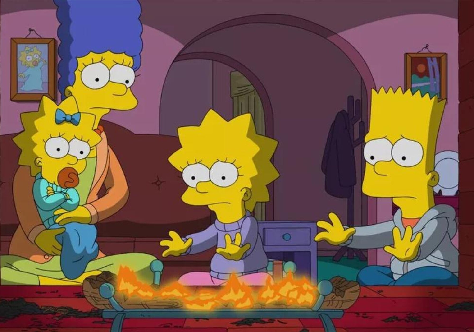 Marge, Maggie, Lisa y Bart, en &#39;Los Simpson&#39;
