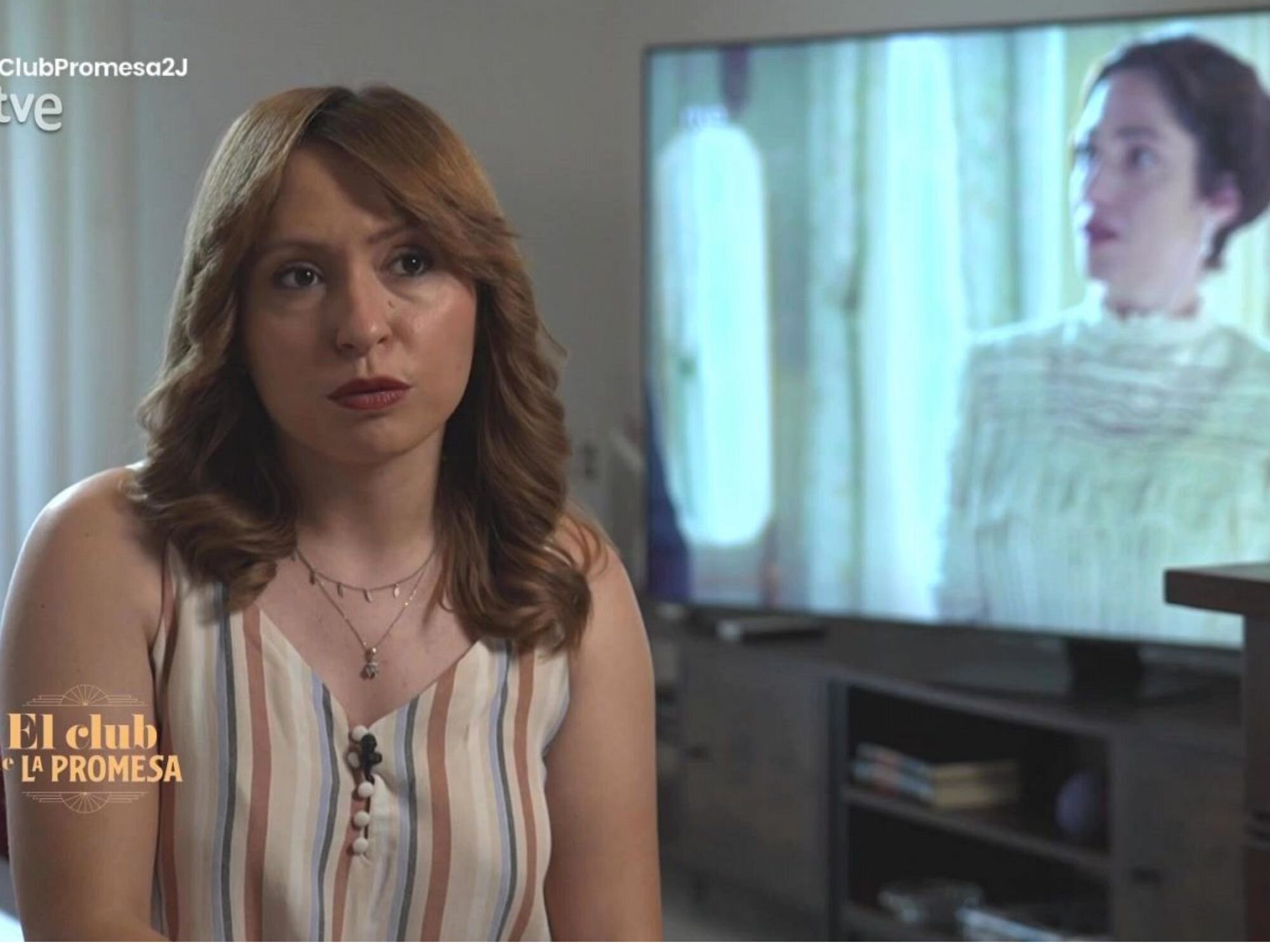 Pilar Martínez, directora de la revista Telenovela, en &#39;El club de La promesa&#39;