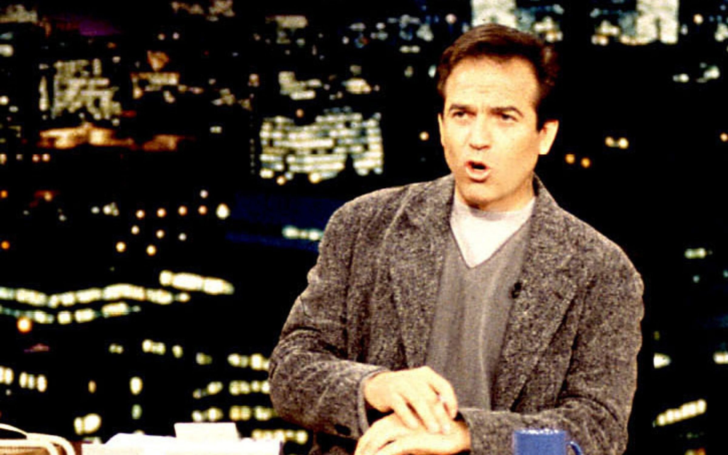 Pepe Navarro presentando 'Esta noche cruzamos el Missisipi'