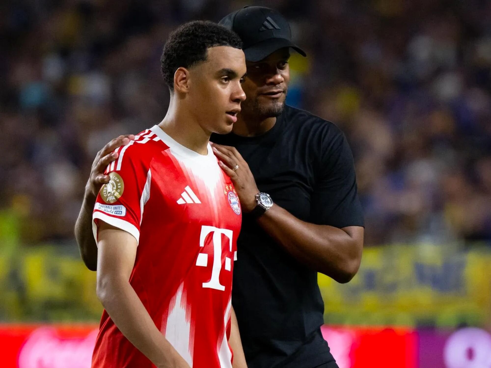 Musiala, jugador del Bayern de Múnich, durante uno de los partidos del Mundial de Clubes