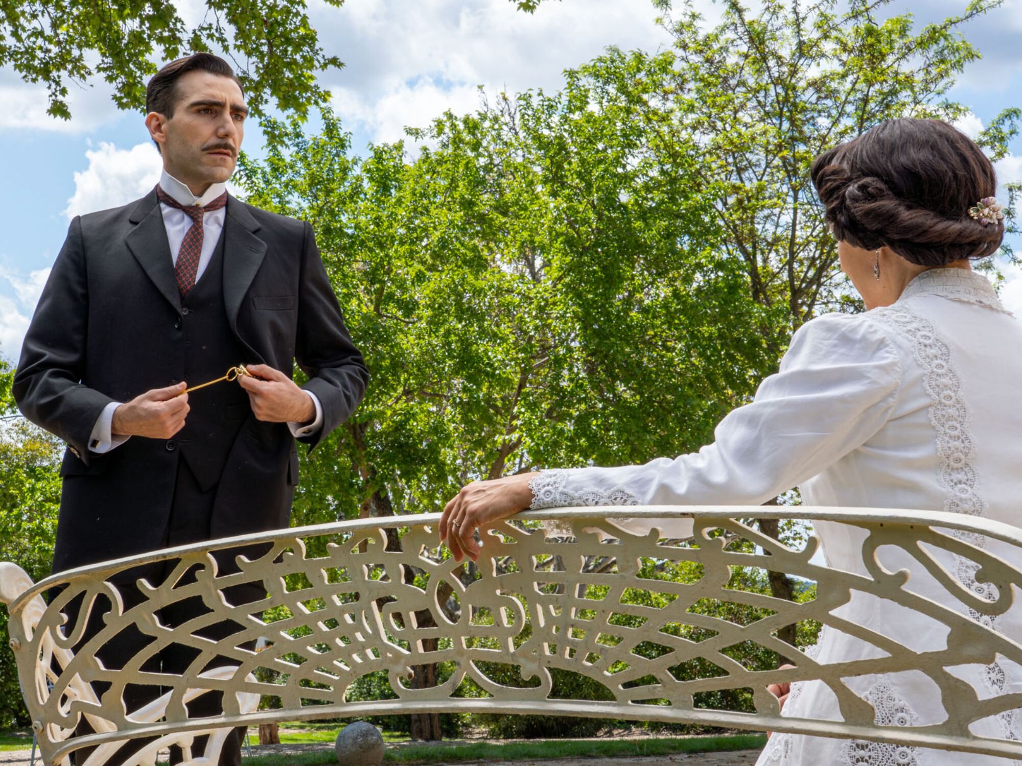 Lorenzo durante un encuentro en &#39;La promesa&#39;