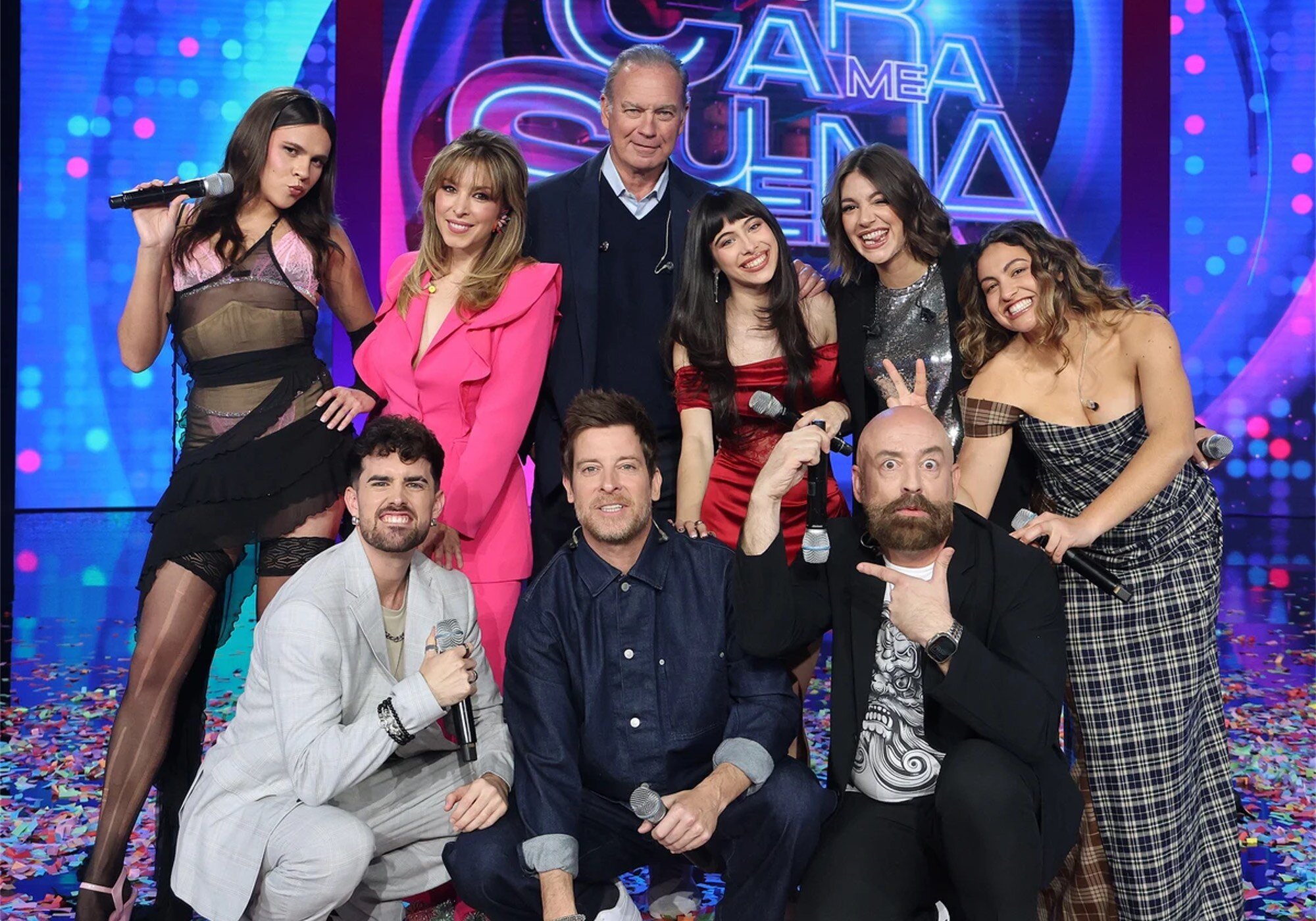 Posado de todos los participantes de la 12ª edición de &#39;Tu cara me suena&#39;