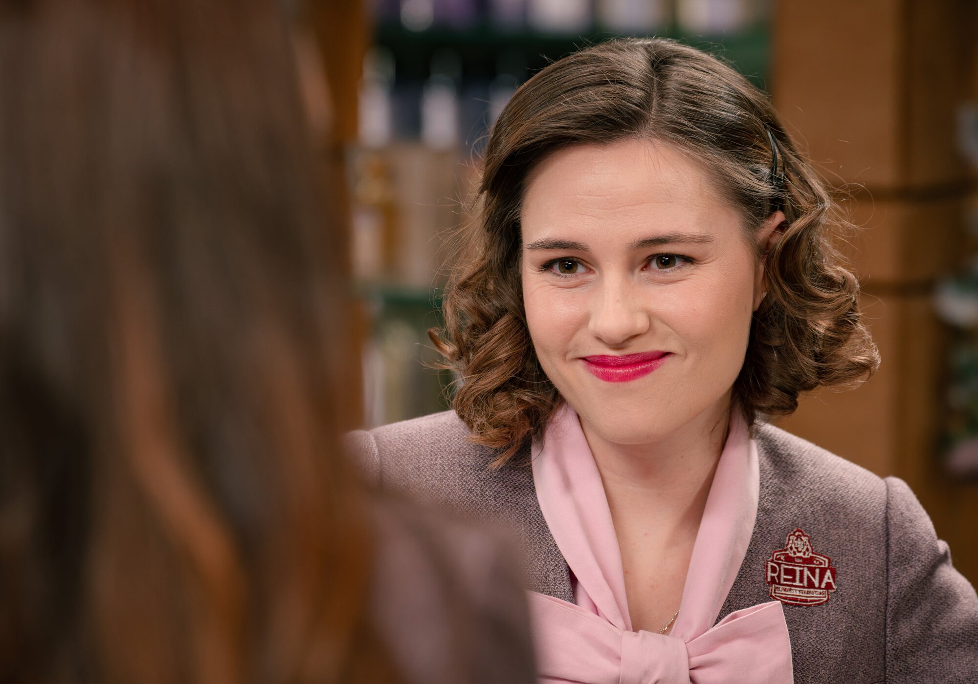 Claudia, sonriente en el capítulo 346 de 'Sueños de libertad'